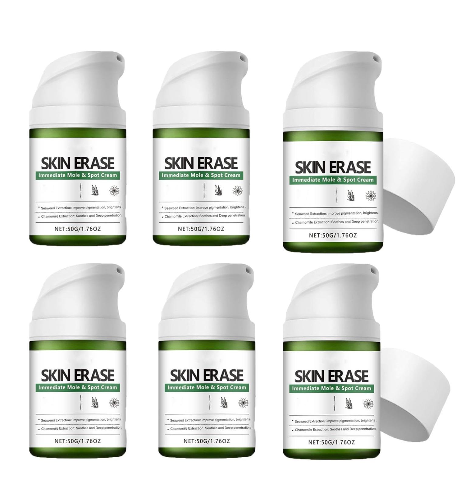  homomdy Instant mole cream skin barrier repair cream skin lightening discoloration spots natural gentle and nourishing easy to use light moisturizing (6 pcs) - Buy Online on GoSupps.com