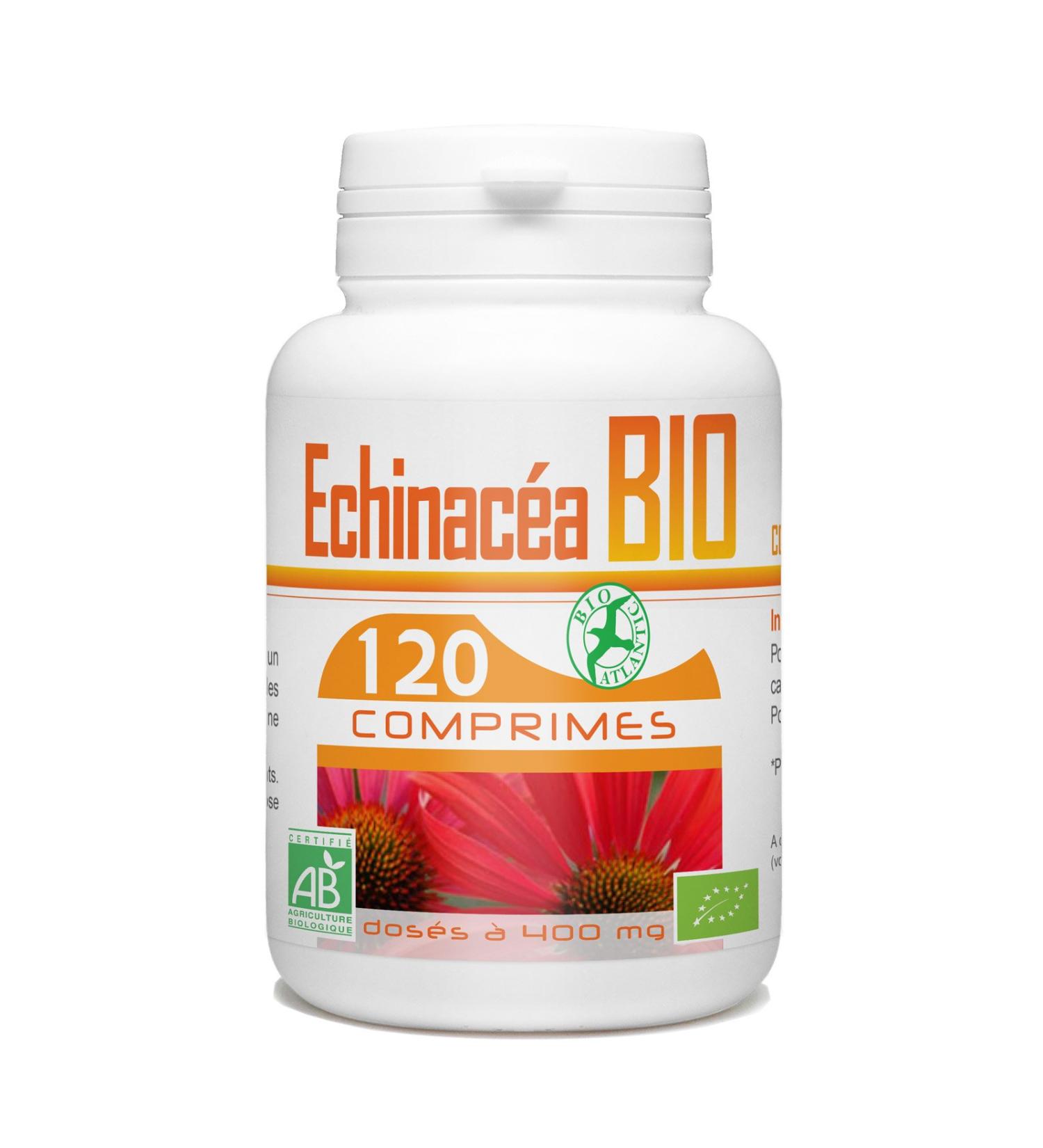 Organic Echinacea - 400 mg -120 tablets - Buy Online on GoSupps.com