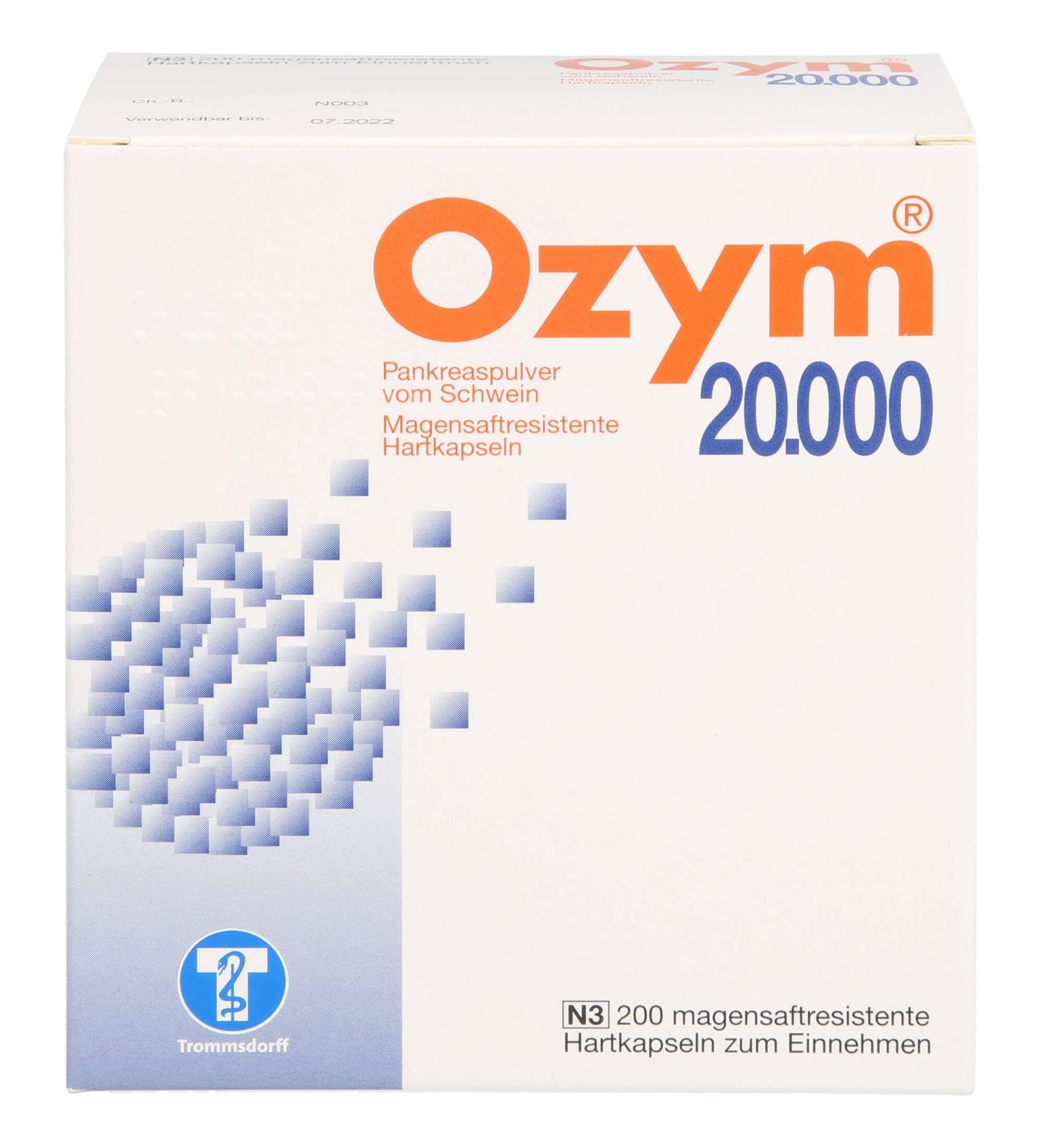 Ozym 20.000 Hartkapseln Magensaftr. - Fast-acting Gastric Relief Capsules - Buy Online on GoSupps.com