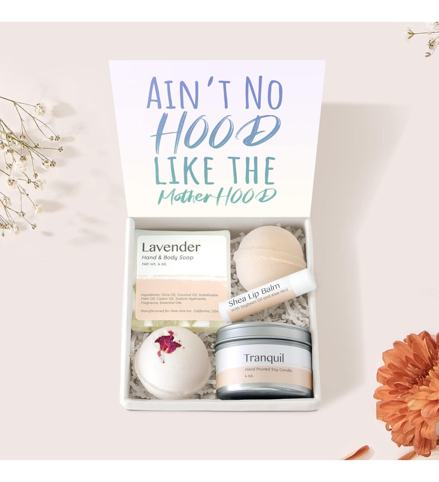 Dear Ava Spa Gifts for Women - Luxury Organic Self-Care Bath Set | Relaxing Anti-Stress Gift Basket with Heartfelt Card | Perfect Funny Gifts for Mom - Buy Online on GoSupps.com