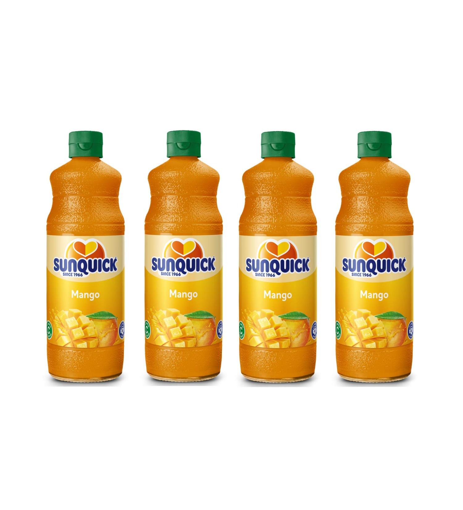 Sunquick Cordial Mango 4 bottles 700 ml