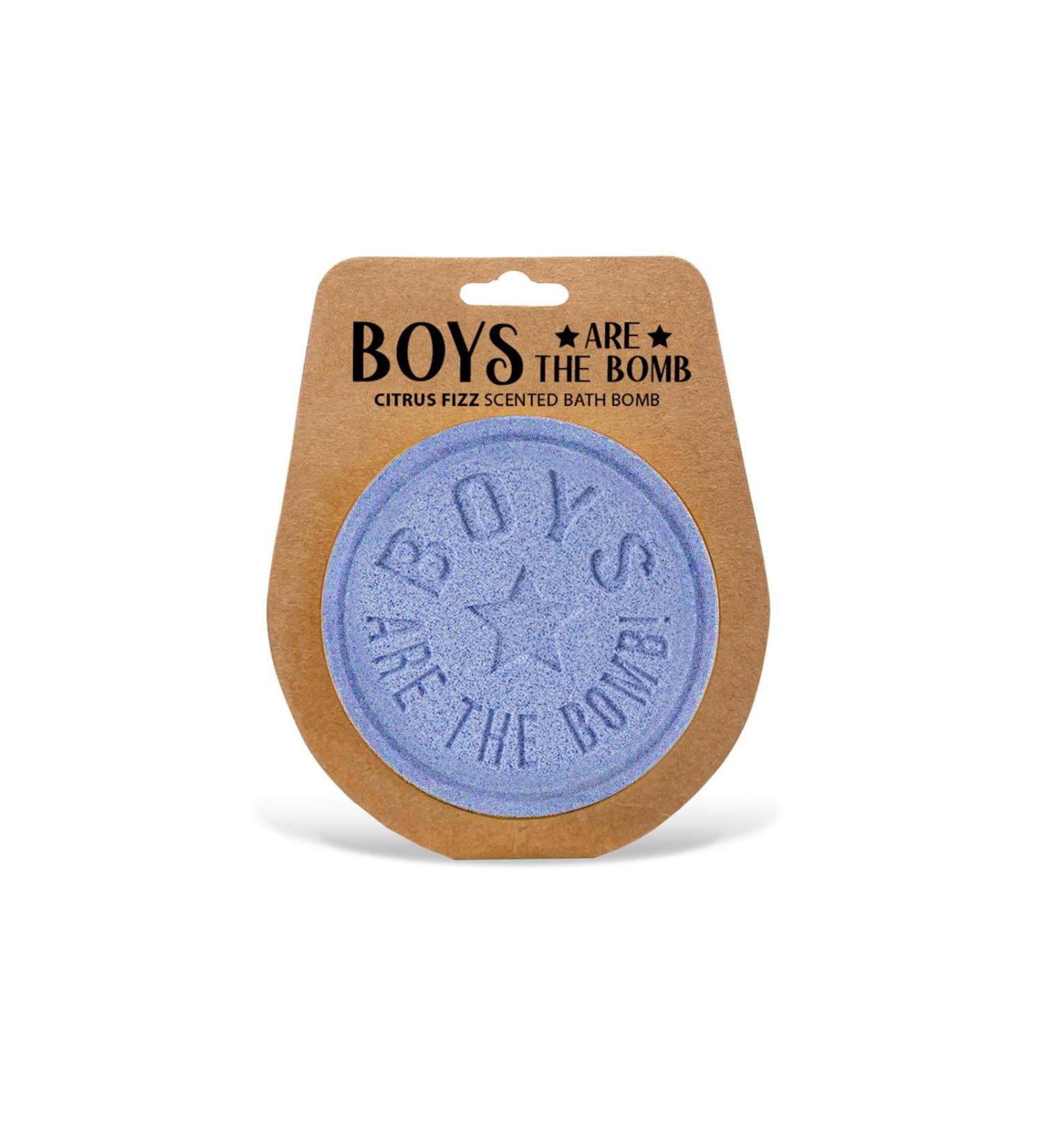 H&H Personalised Scented Bath Bombs - Boys are The Bomb - Buy Online on GoSupps.com