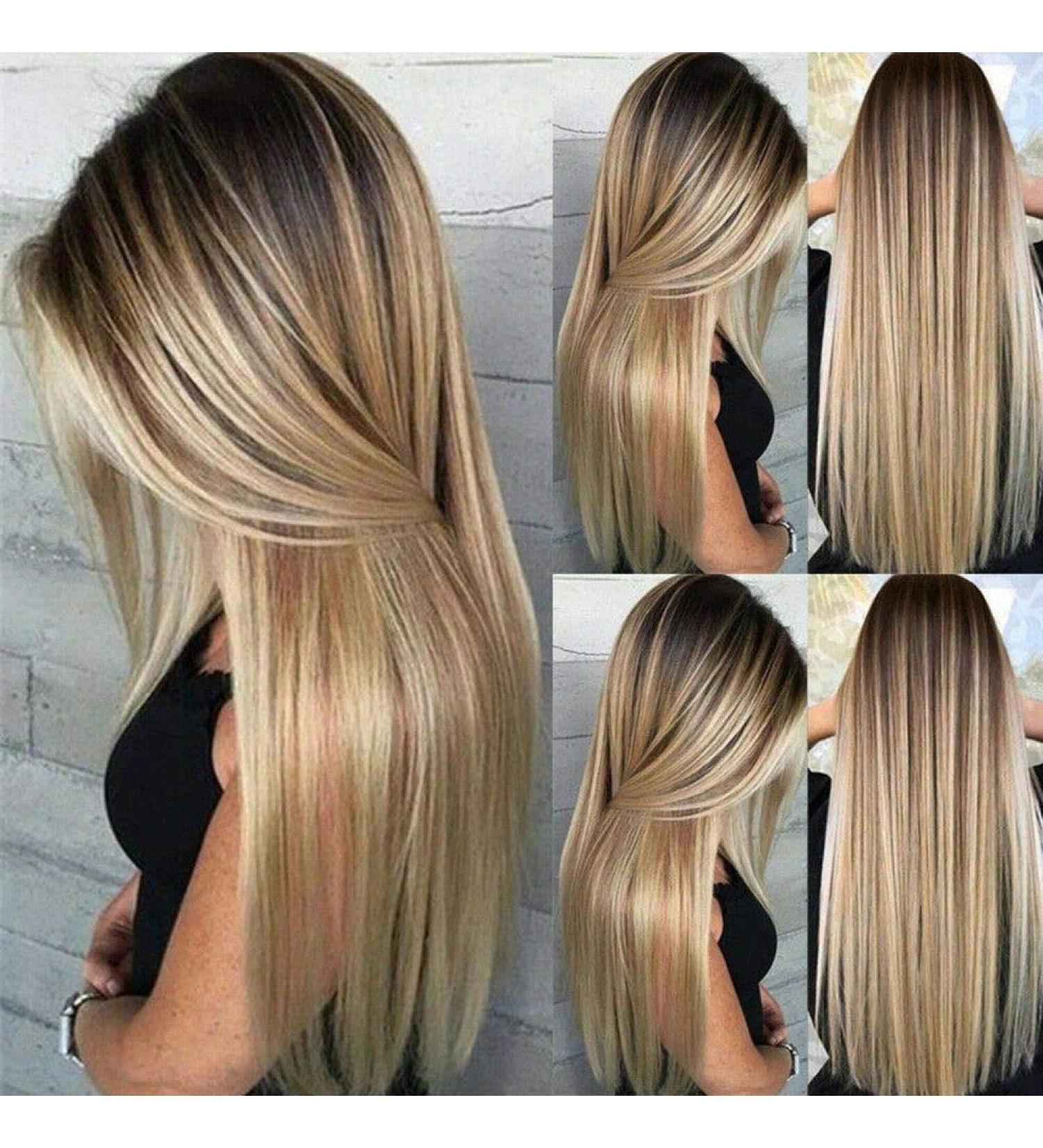 Buy Turbobm Sexy Women Blonde Wig - Ombre Long Brown Gold Cosplay Wig | Heat-Resistant Synthetic Hair for Costume Parties - Buy Online on GoSupps.com