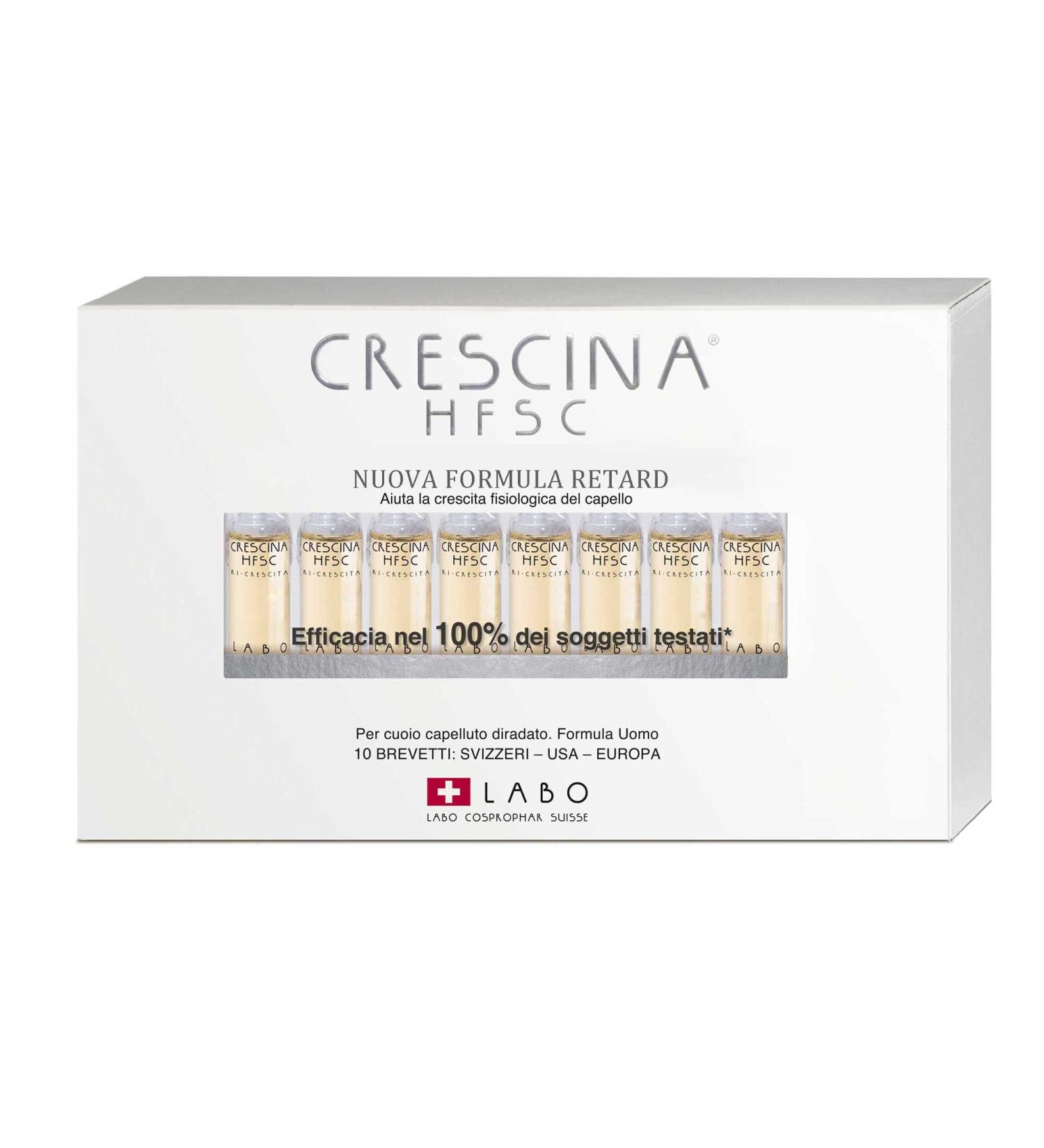 LABO CRESCINA ri-crescita HFSC 200 RETARD Men's fall protection hair 10 ampoules