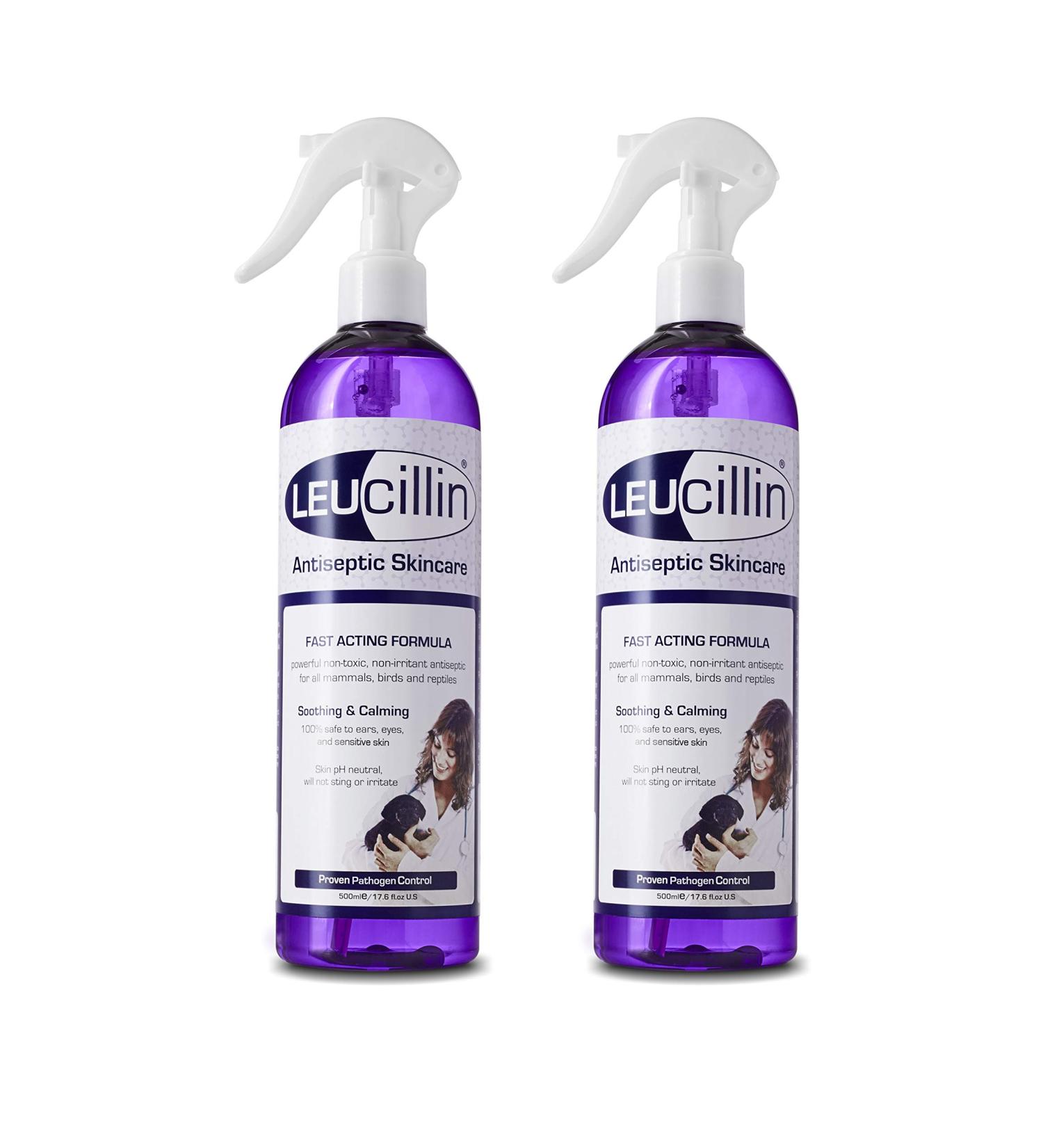 Leucillin Natural Antiseptic Spray 2 x 500ml