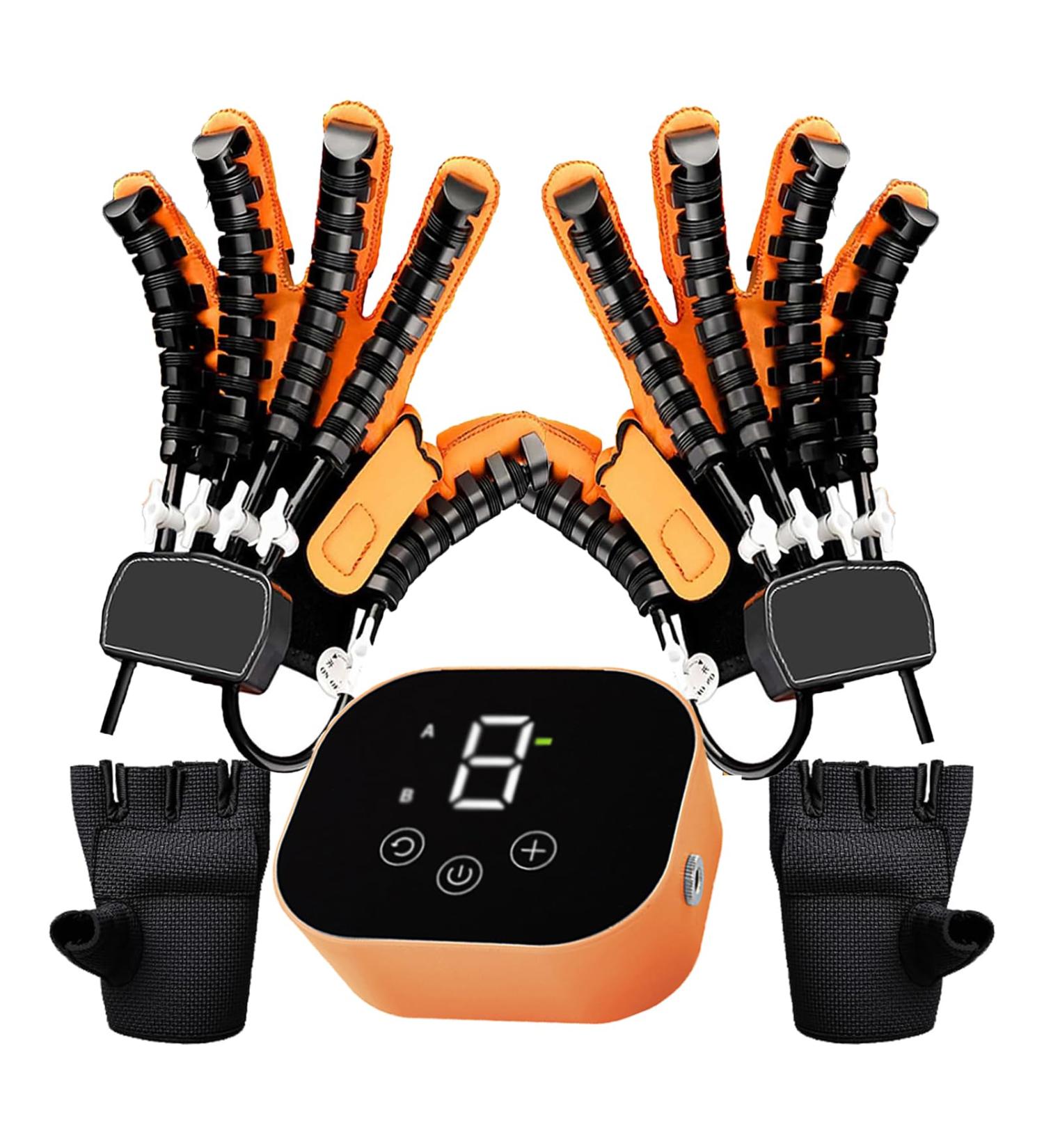 Rehabilitation Robot Gloves Equipment for Stroke Recovery Adaptive Training Hemiplegic Finger Flexion Robot Glove for Hand Strength Exercise Left+right Small - Buy Online on GoSupps.com