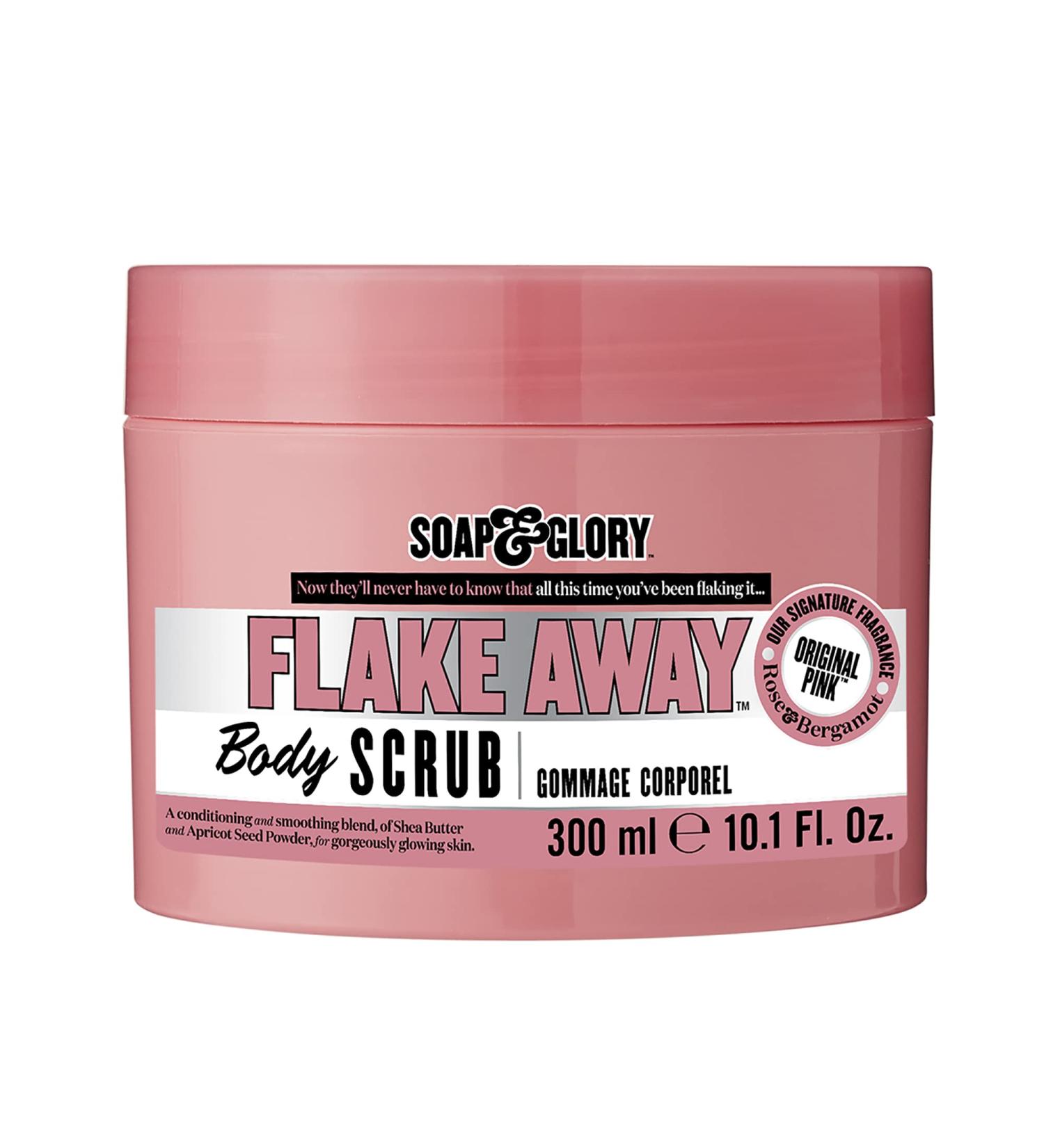 Soap & Glory Original Pink Flake Away Exfoliating Body Scrub - 300ml - Buy Online on GoSupps.com