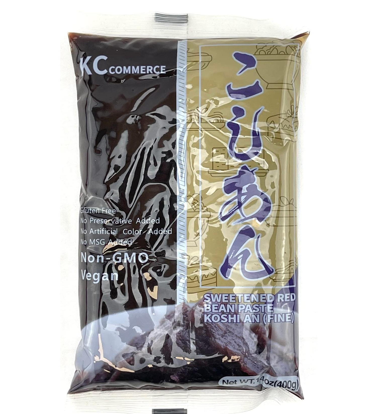 Sweetened Red Bean Paste - Japanese Mochi Rice Cake Sweets 14.11oz (Fine) | VEGAN & GLUTEN-FREE - Buy Online on GoSupps.com