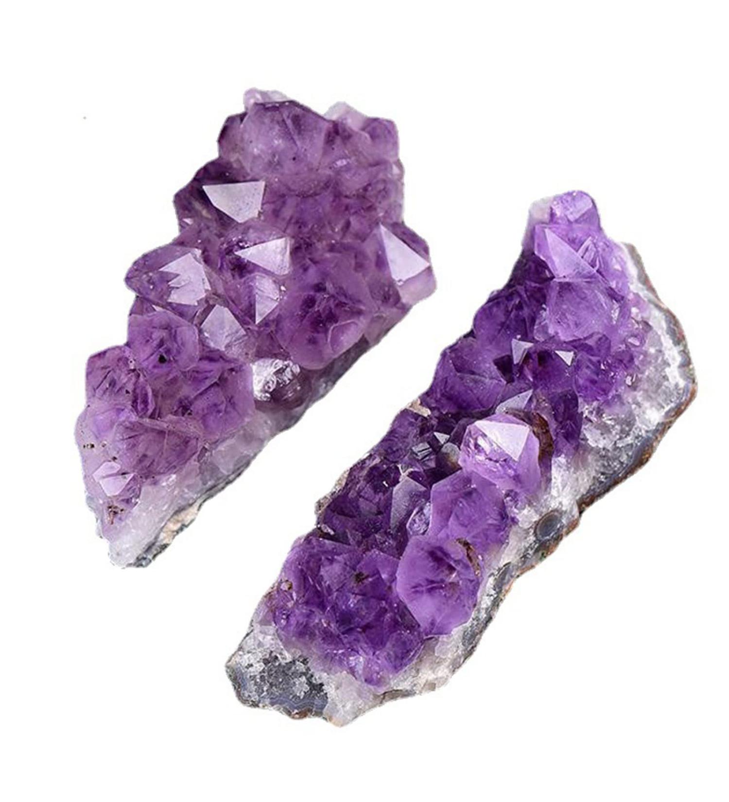 Natural Amethyst Geode Cave Crystal Stones Rock Cluster Druzy Witchcraft Raw Amethyst Gemstone Specimen 80g (Color : 200g) - Buy Online on GoSupps.com