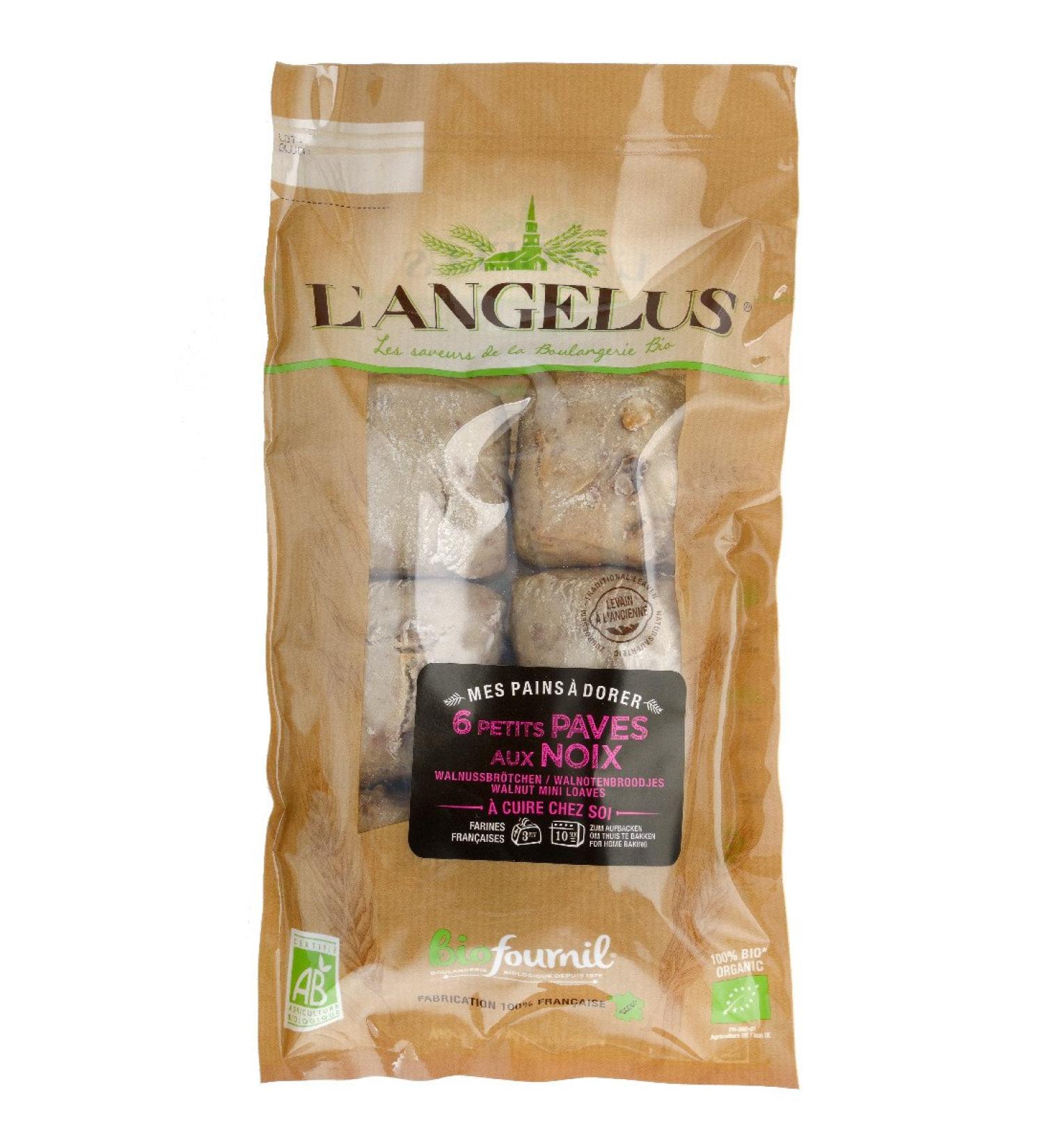L angelus organic walnut bread for baking (1 x 360 g)