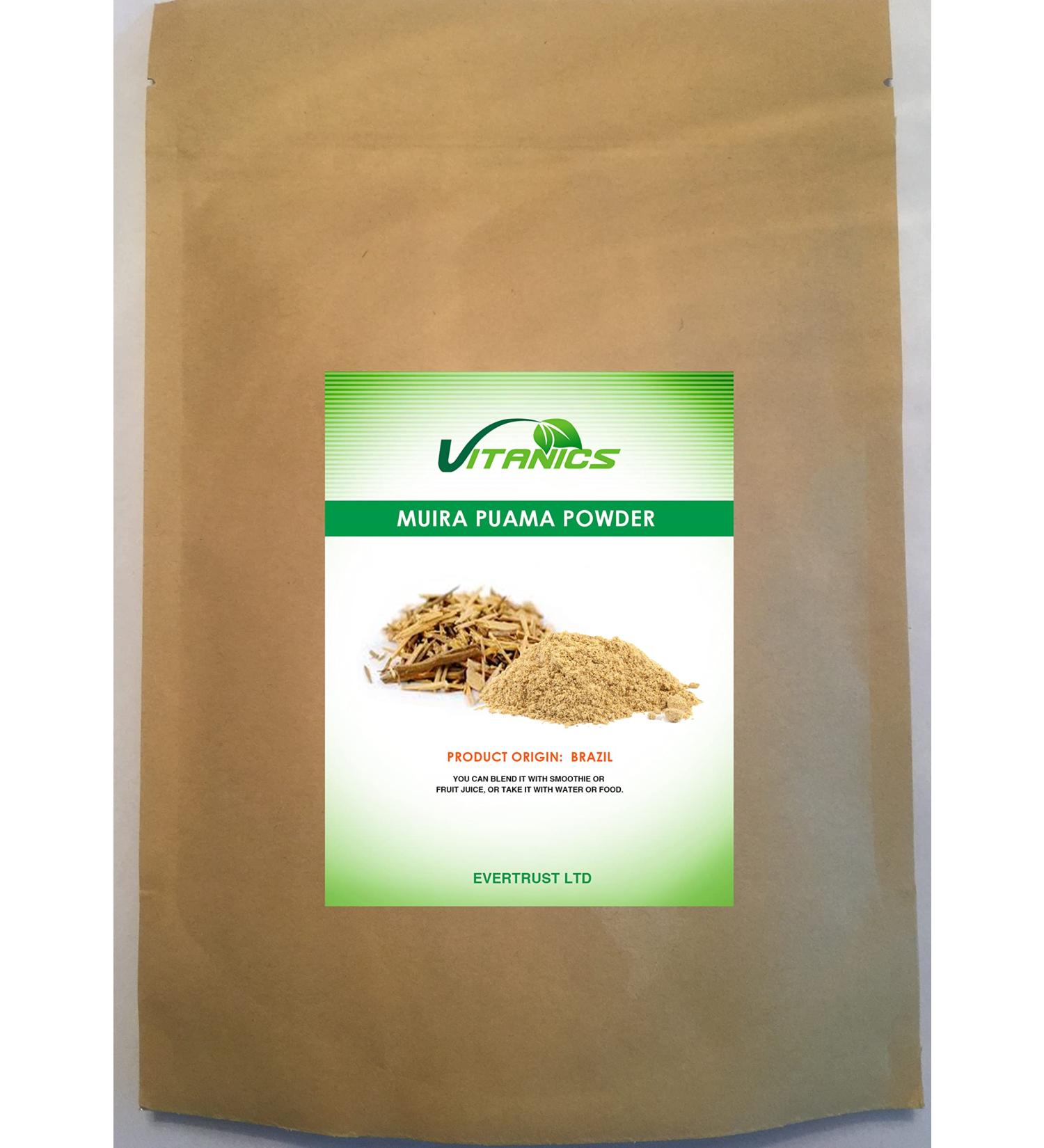 Muira Puama Powder (1kg) 1 kg (Pack of 1)
