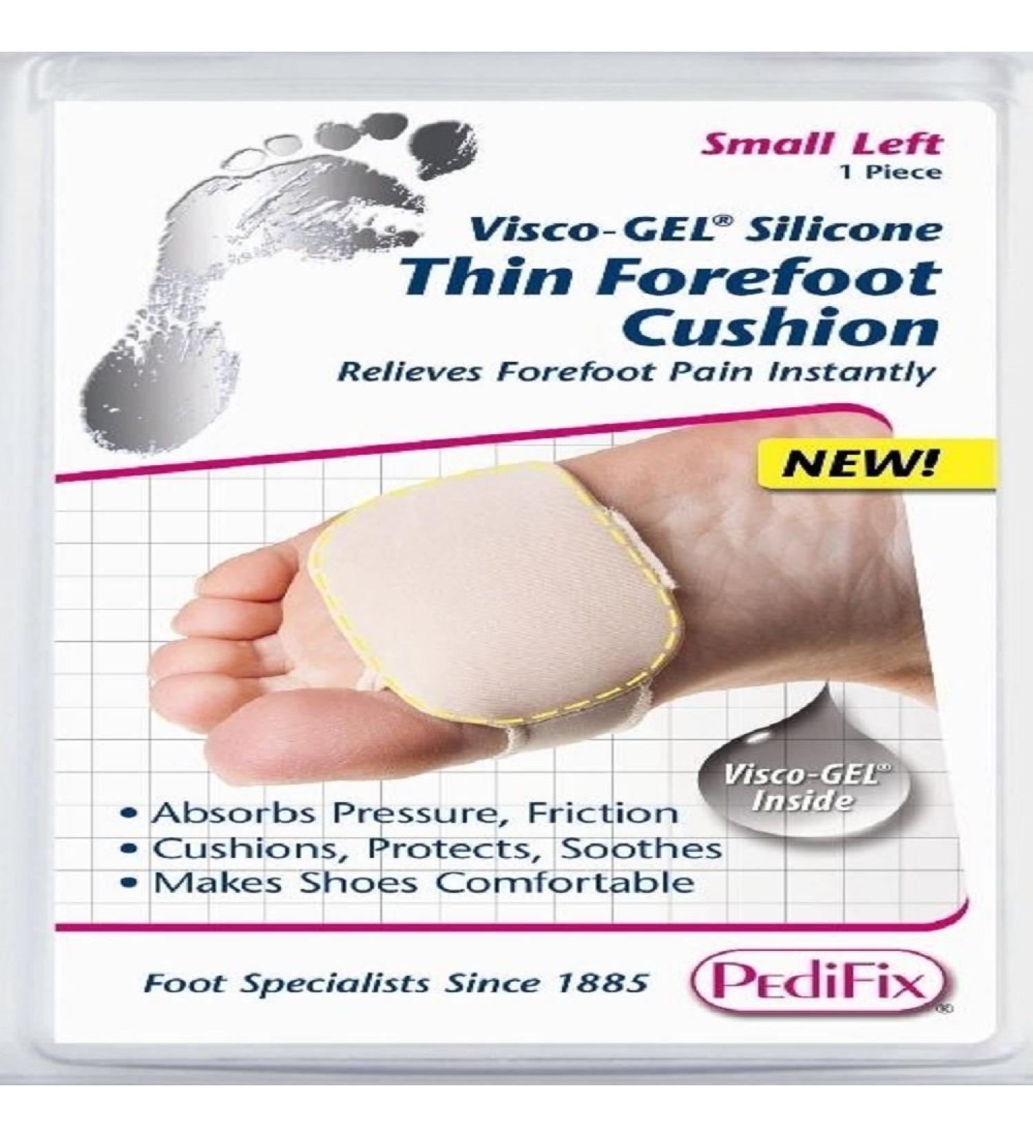 Visco-Gel Silicone Thin Forefoot Cushion Left Small 1 Pound
