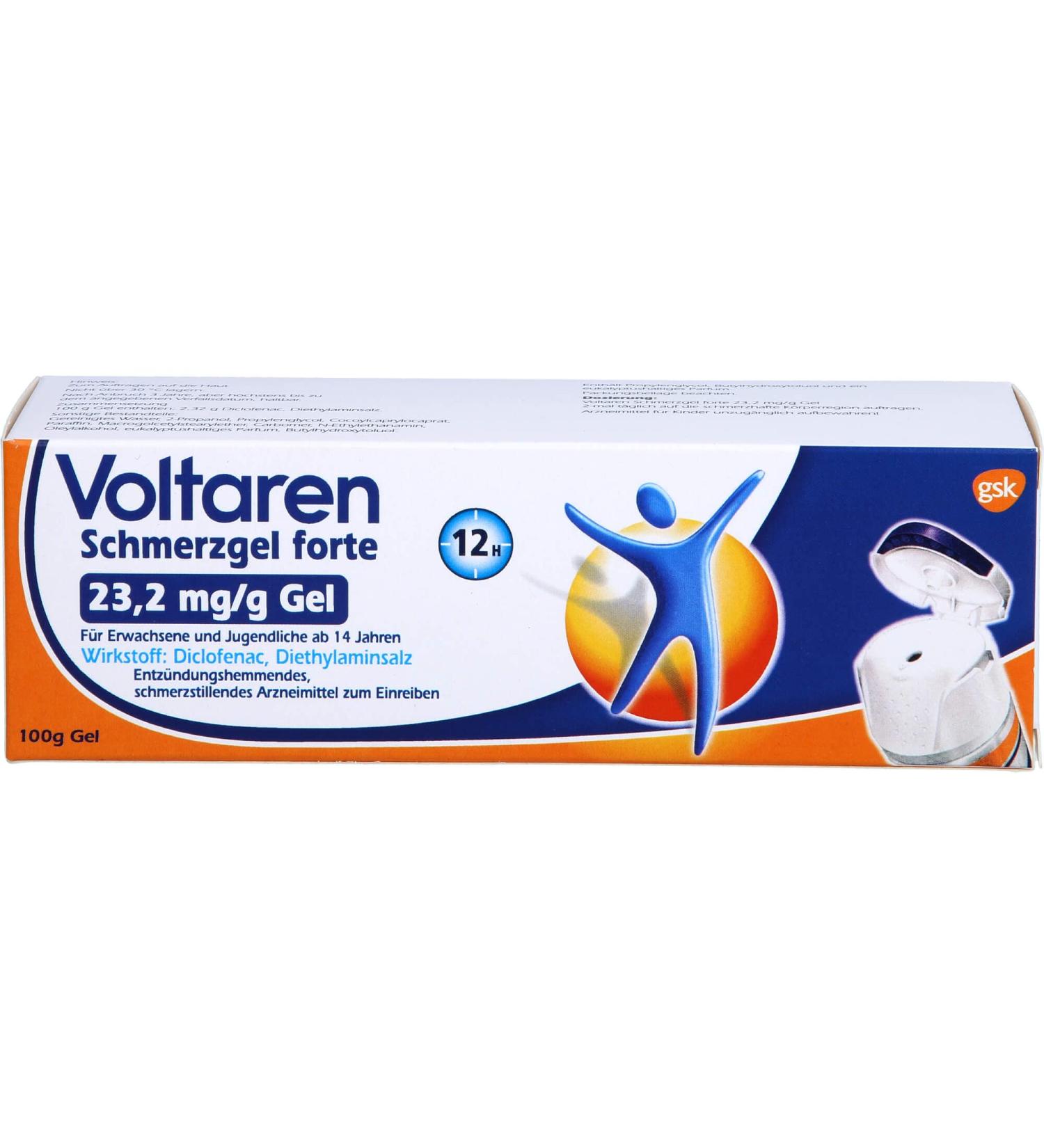 Buy Voltaren Pain Gel Forte 100g - Fast Relief for Muscle & Joint Pain | International Shipping Available - Buy Online on GoSupps.com