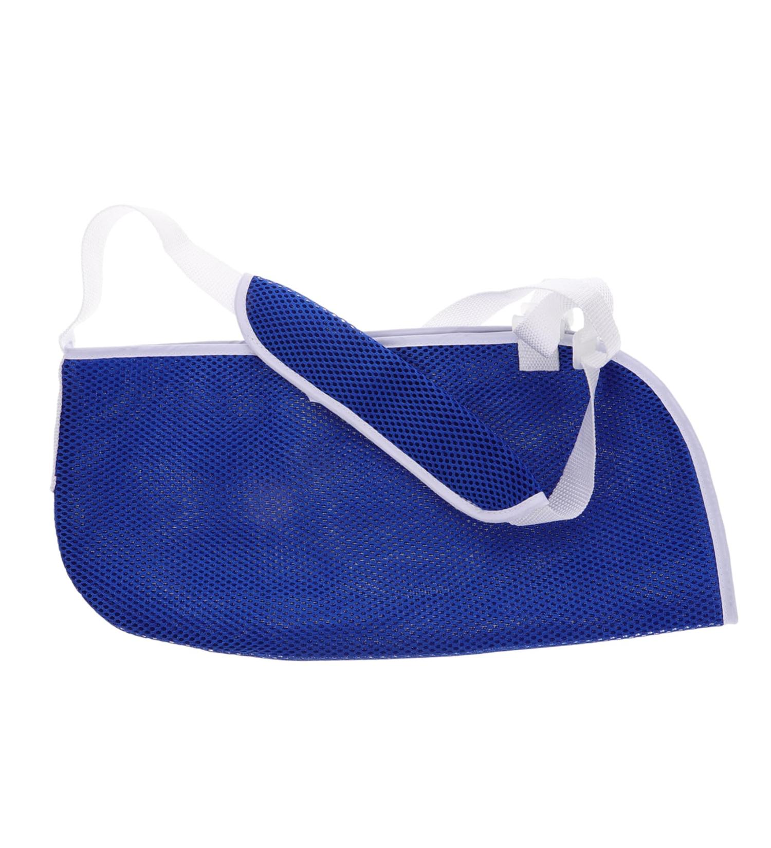 Forearm Sling Brace for Elbow & Shoulder Injury - Breathable Arm Support for Fracture & Immobilization - Blue Color - Buy Online on GoSupps.com