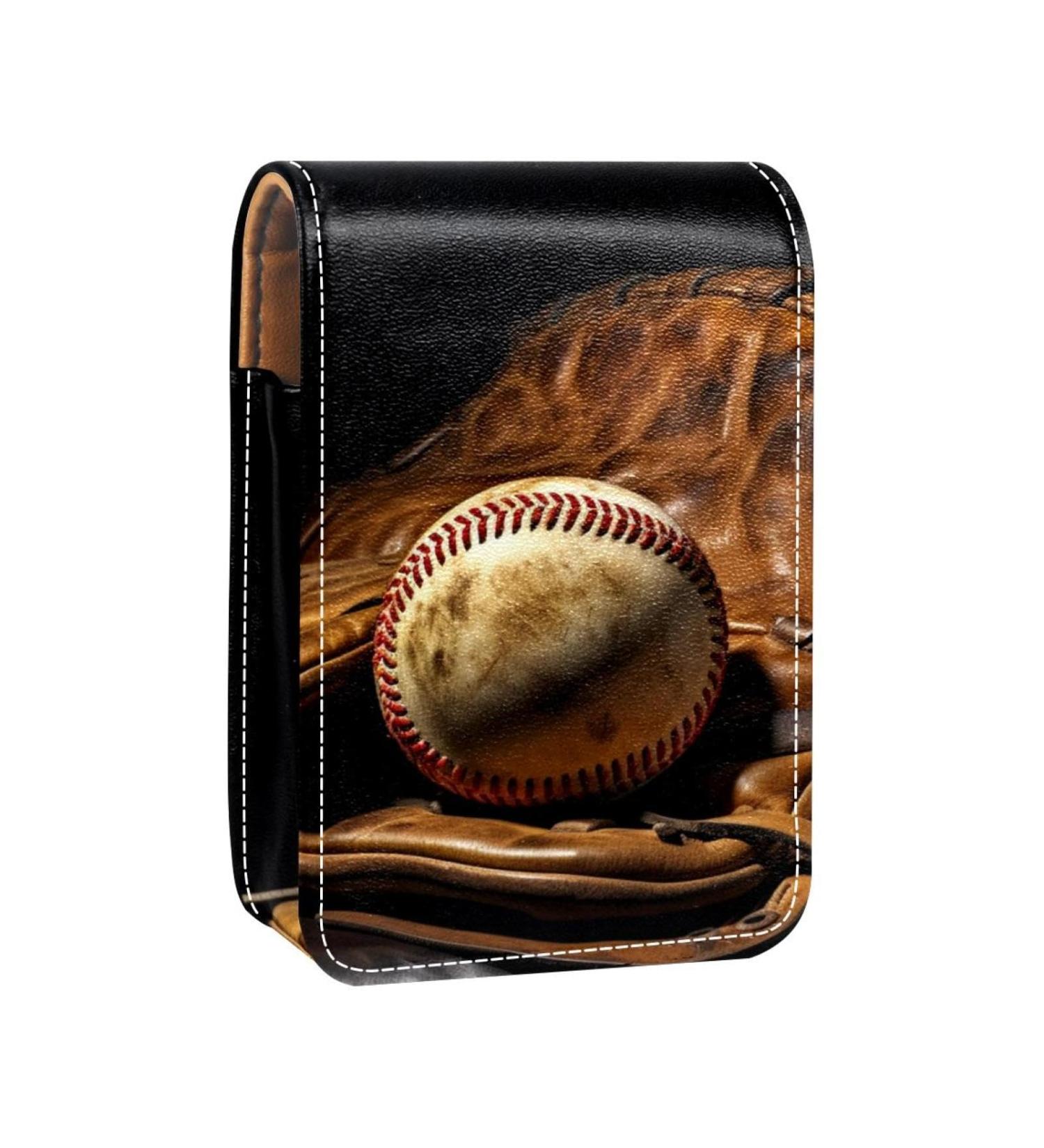 Buy Leather Lipstick Case with Mirror | Vintage Mini Lipstick Organizer - Perfect for Travel - Buy Online on GoSupps.com