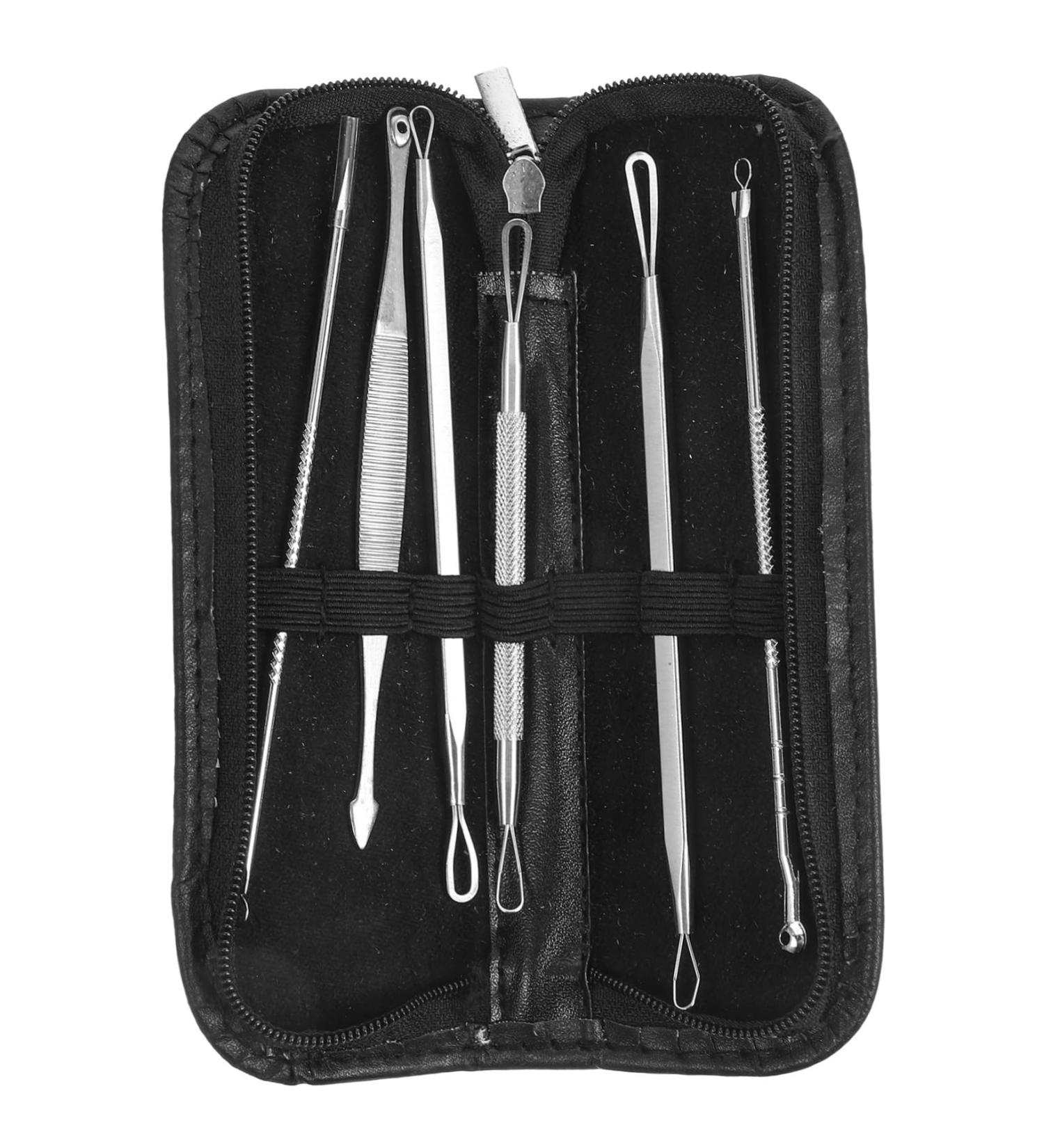 DOITOOL 1 Set Blackhead Removal Tool Pore Remover Daily Use Blackhead Tool Supply Comedones Extractor Professional Daily Use Portable Stainless Steel Cream - Buy Online on GoSupps.com