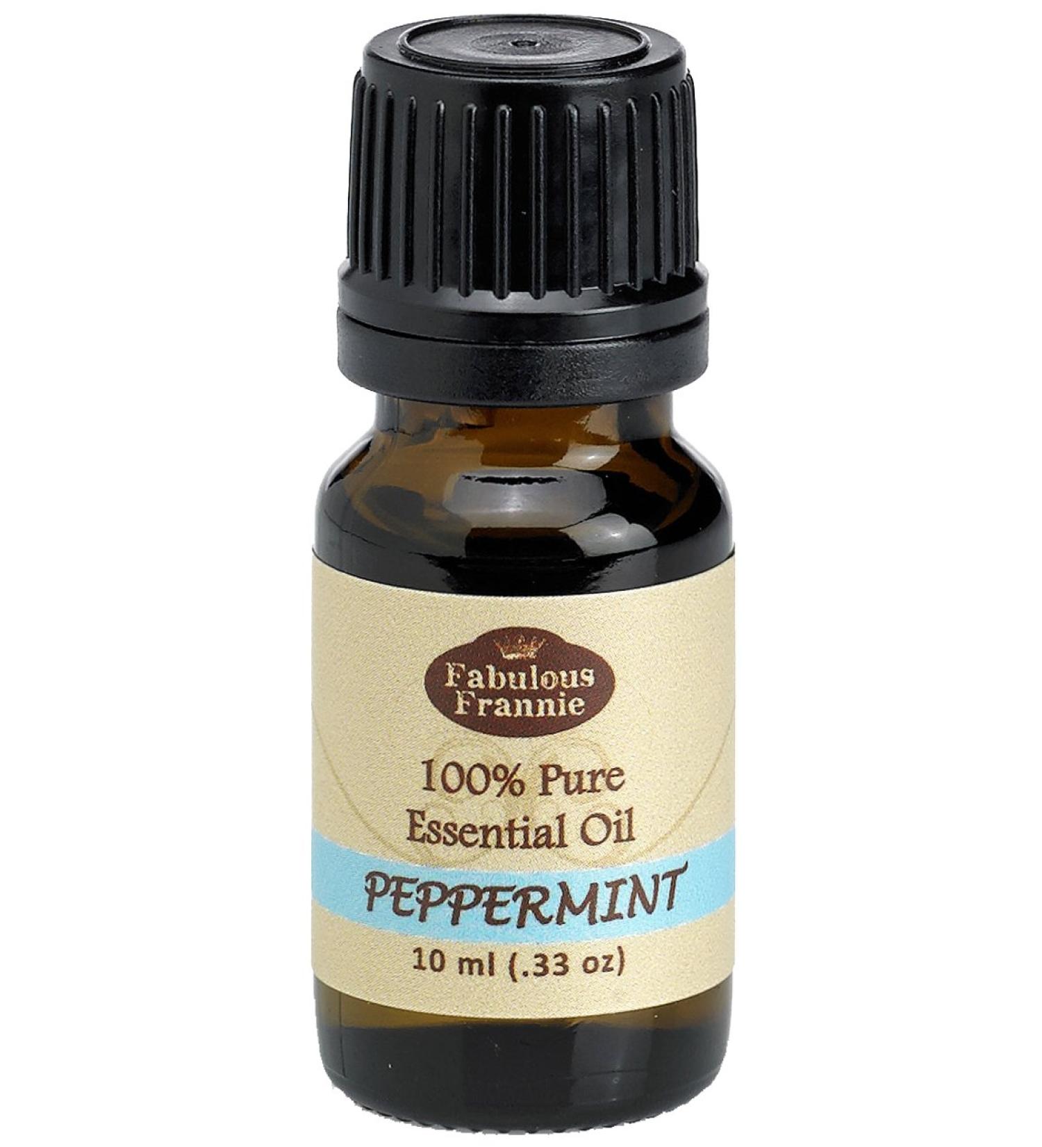 Fabulous Frannie Peppermint 100% Pure Undiluted Essential Oil Therapeutic Grade - 10 ml. Great for Aromatherapy!