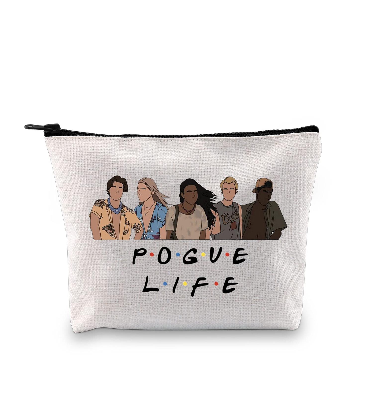 Kujtim Out Pogue Banks Zip Pocket Makeup Bag for Women | John B JJ Papst Kiara | OBX NC Pogue Makeup Essential - Buy Online on GoSupps.com
