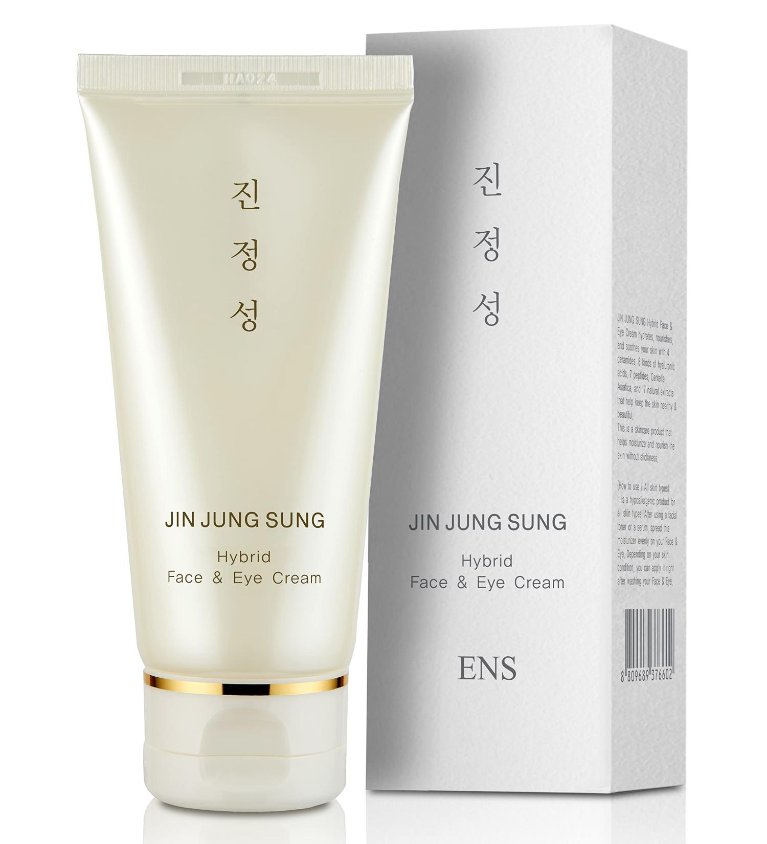 JIN JUNG SUNG Soothing Face Moisturizer & Eye Cream 2.7 Oz - Hydrating 7-Hyaluronic Acids, CICA Complex - For Oily, Dry, Sensitive Skin - Korean Skincare for Men & Women - Buy Online on GoSupps.com