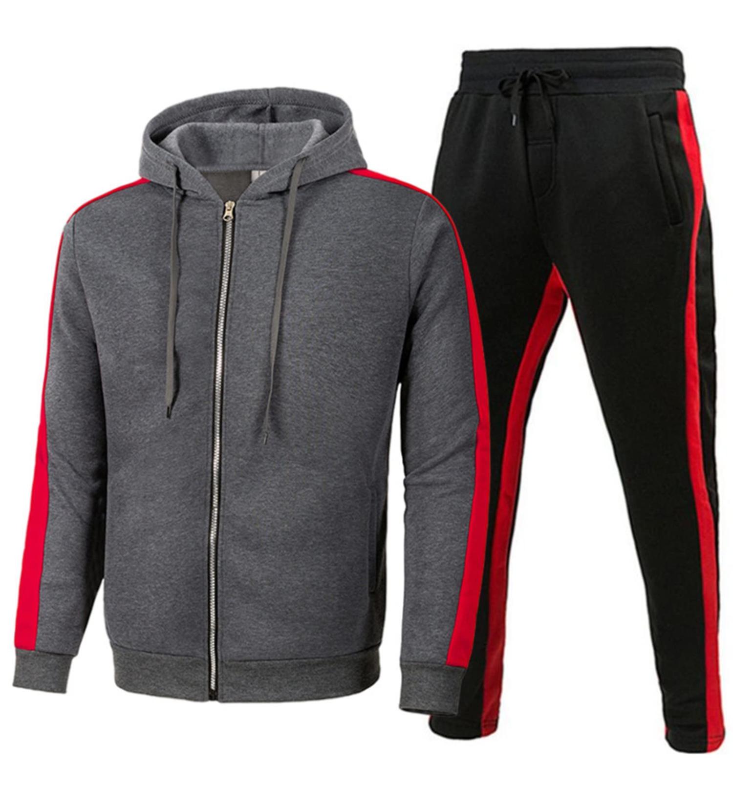 Buy Hanxiulin Men's Jogging Suit - XL Black Training & Leisure Pants & Sweatshirt for Optimal Comfort - Buy Online on GoSupps.com
