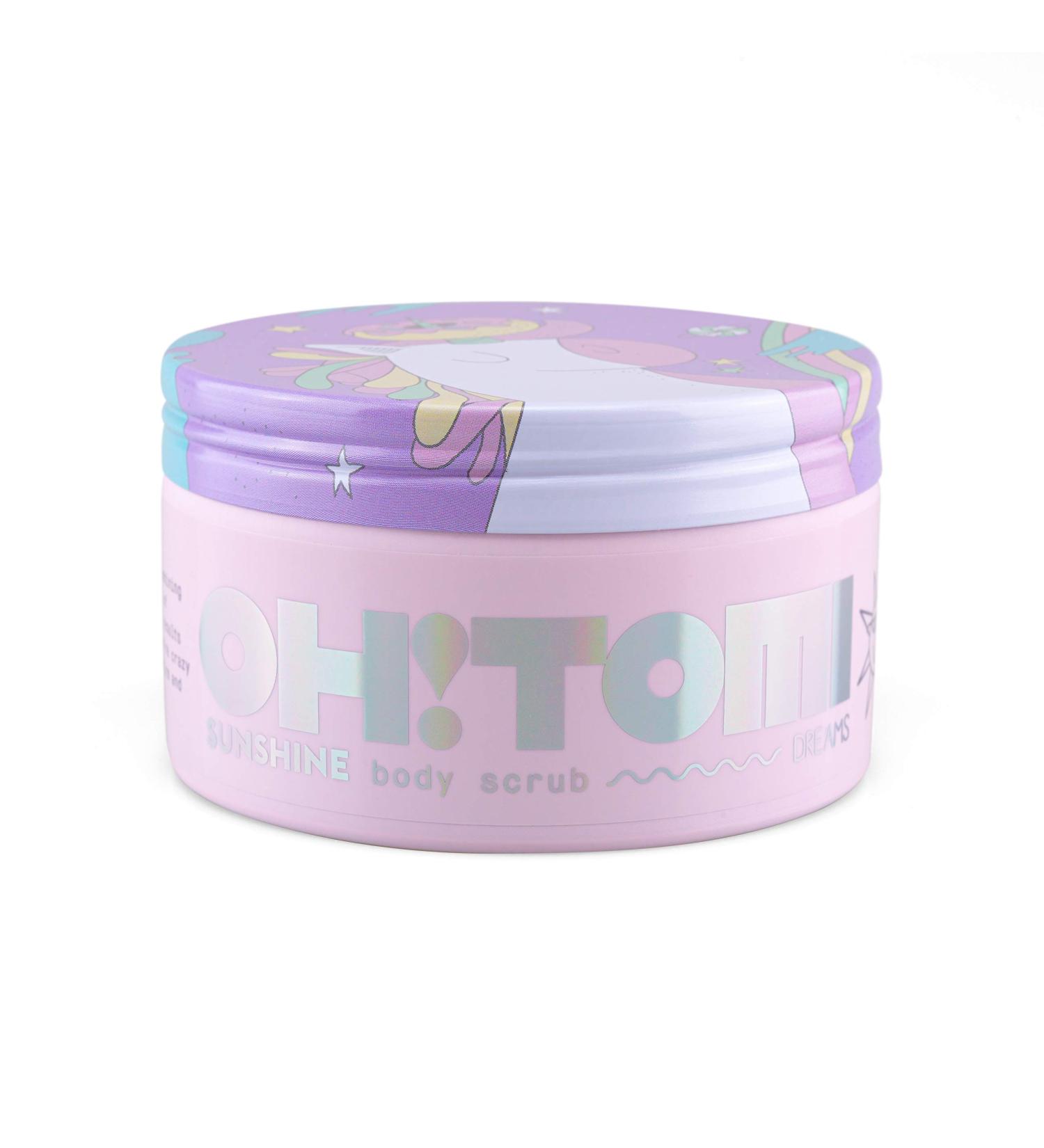 Oh! Tomi Body Peeling Sun - Vitamin & Mineral Body Scrub | Natural Sugar Peeling for All Skin Types | 250g - Best Skin Care Solutions - Buy Online on GoSupps.com
