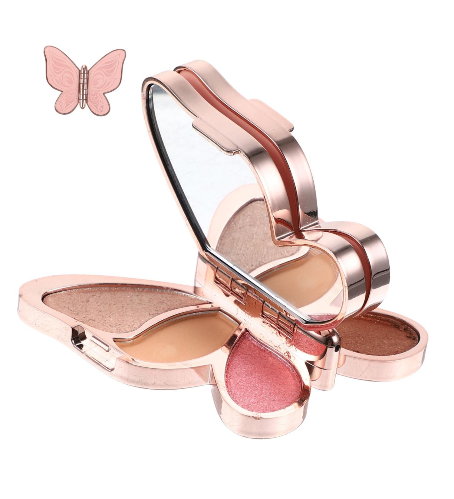 Mipcase 1pc Eyeshadow Palette Glitter Eyeshadow Cheek Blusher Useful Foundation Supplies Make up Girl 1 count (Pack of 1) As Shown 4 - Buy Online on GoSupps.com