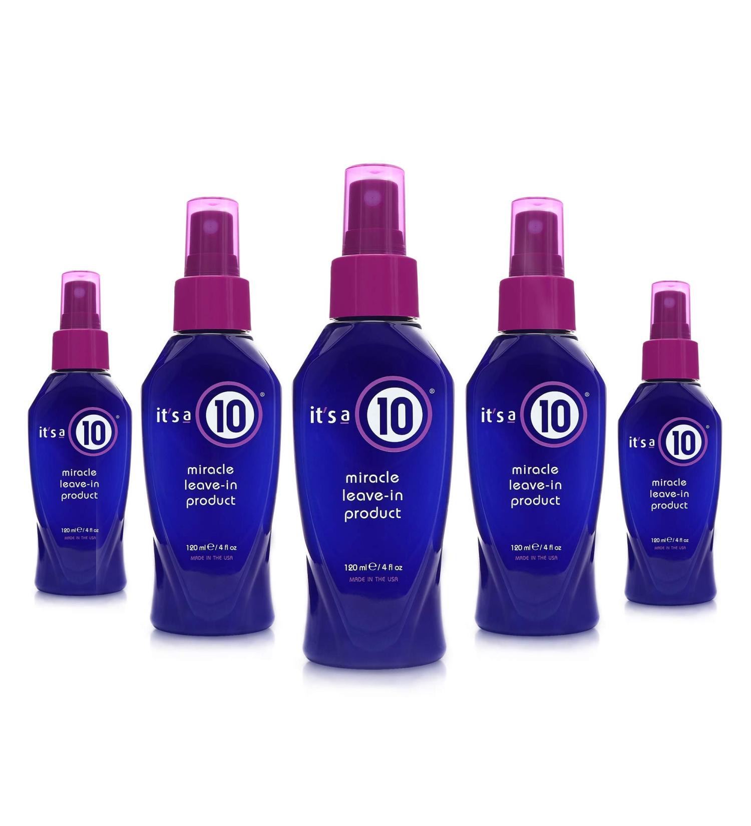 it's a 10 Haircare Miracle Leave-In Product 4 fl. oz. (Pack of 5) - Buy Online on GoSupps.com