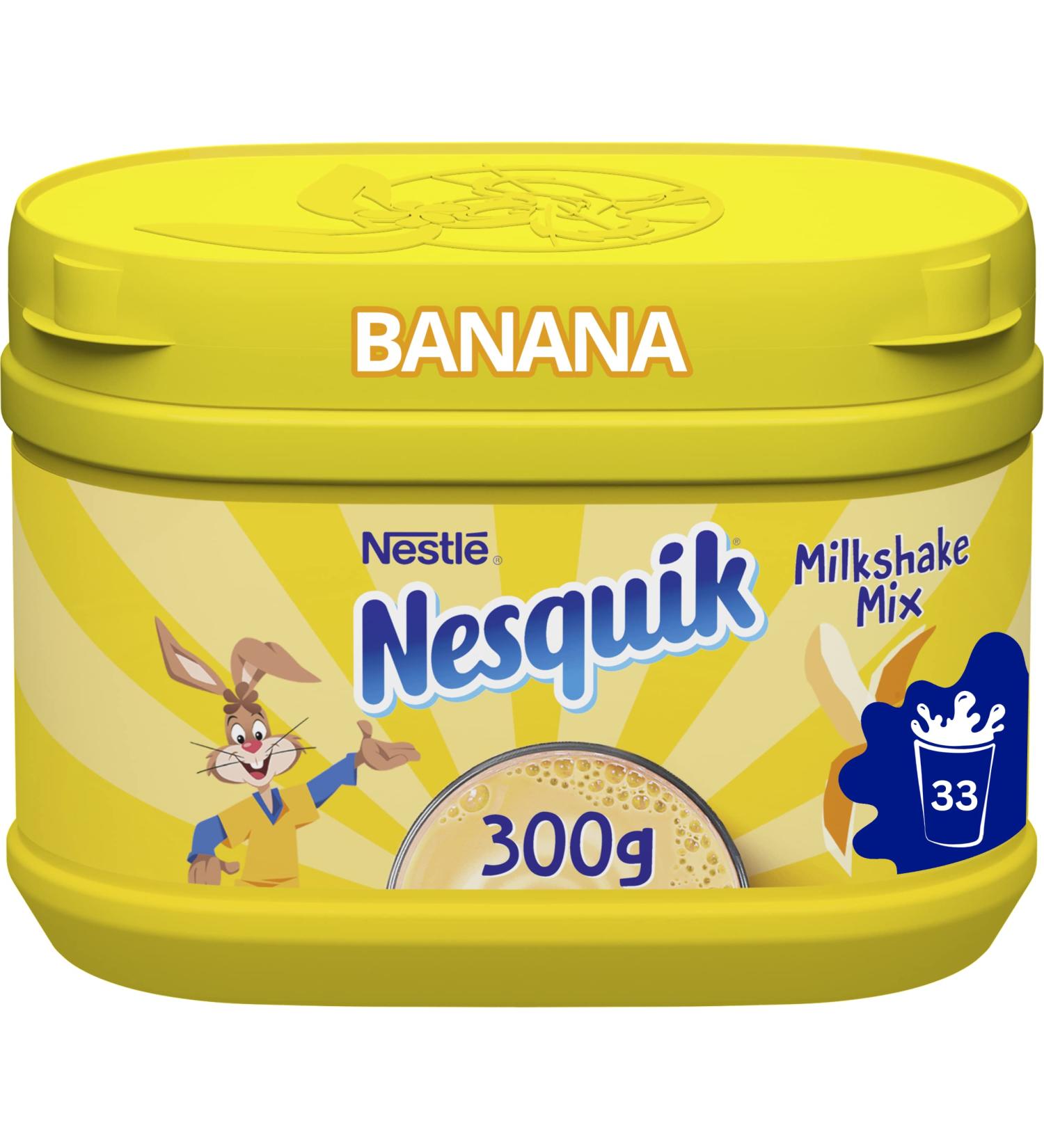  Nesquik Nesquik Preparation of Banana Milkshake 300g - Buy Online on GoSupps.com
