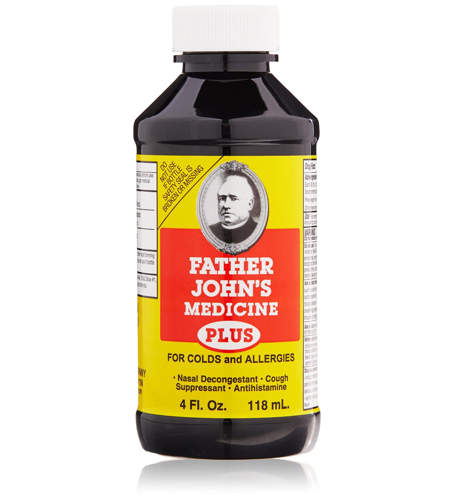 Father John's Medicine Plus Liquid 4 Fl Oz - Cold and Allergy Relief (Pack of 1) - Buy Online on GoSupps.com