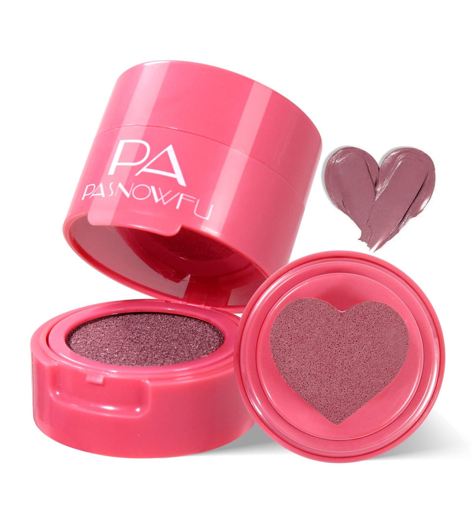 PASNOWFU Liquid Blush - Heart Stamp Applicator for Natural Long-Lasting Rosy Mauve Cheeks - Lightweight & Buildable Face Blusher - Buy Online on GoSupps.com