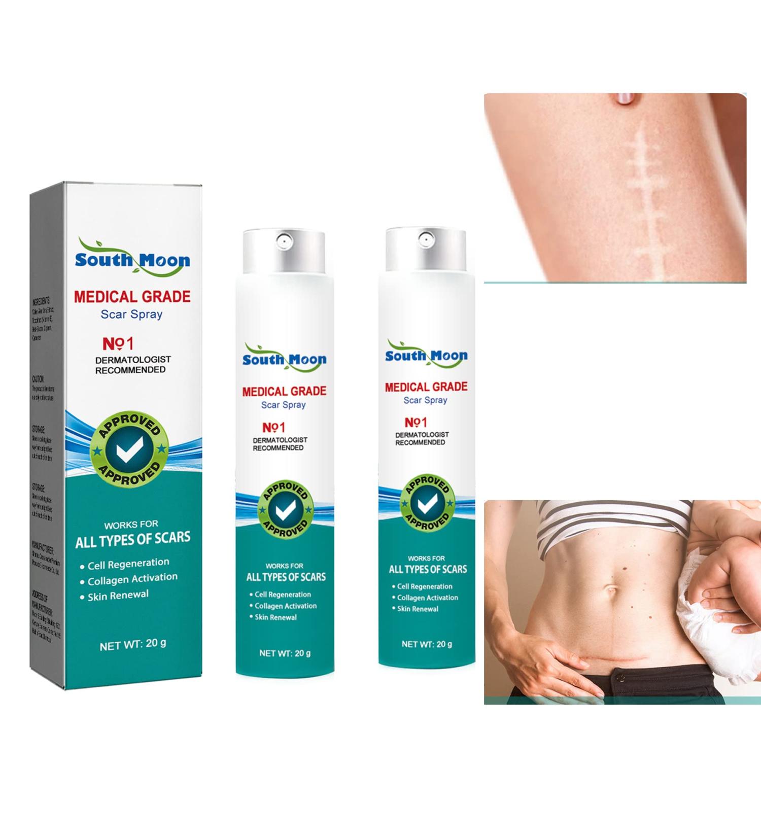 Medical Grade Scar Removal Spray - Advanced Formula for Acne Scars - 2PCS - Buy Online on GoSupps.com