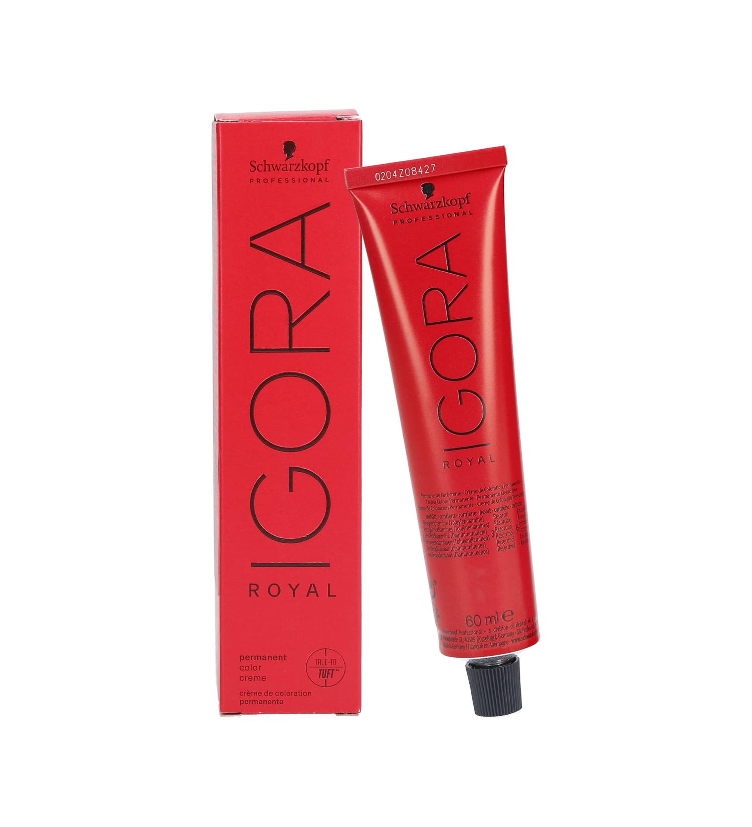 Schwarzkopf Igora Royal Permanent Hair Color - 8-77 Light Blonde Copper Copper White 2.1 Ounce (Pack of 1)