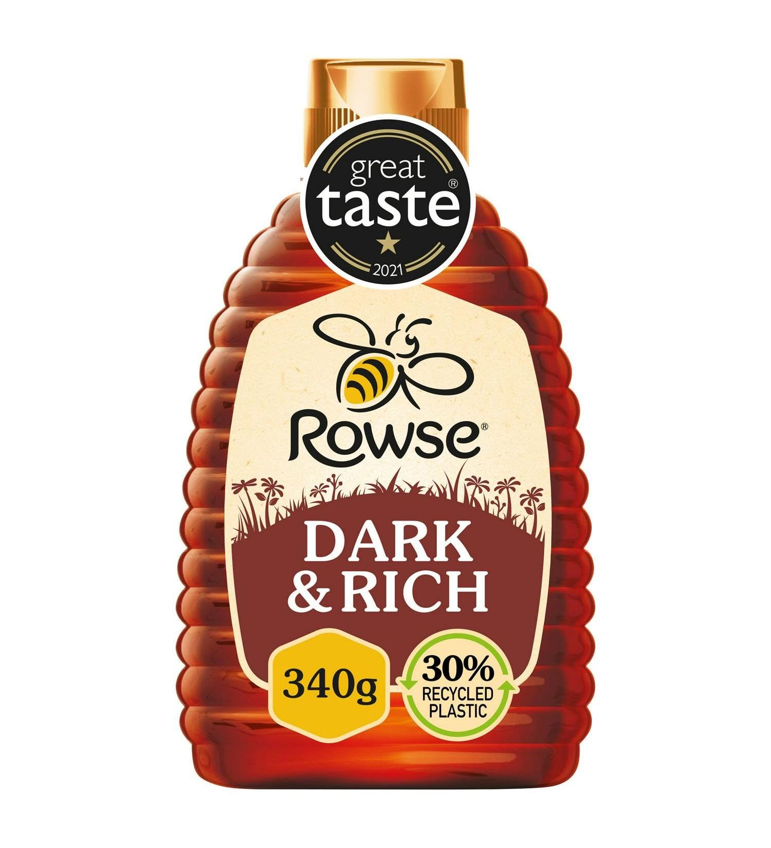 Rowse Dark & Rich Honey 340g - Buy Online on GoSupps.com