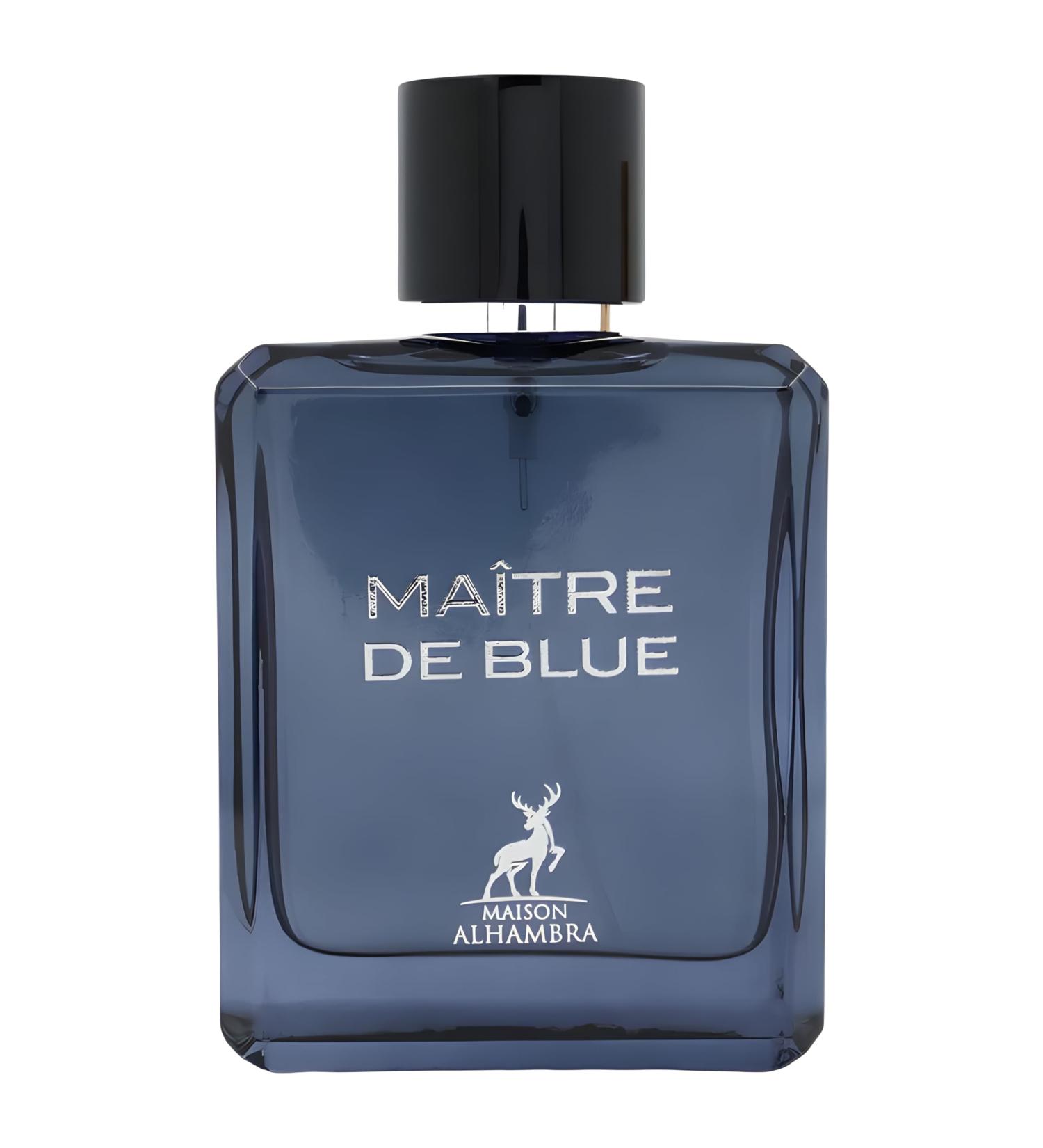 Maison Alhambra Maitre De Blue Eau De Parfum Spray for Men 3.4 Ounce Modern 3.4 Fl Oz (Pack of 1)