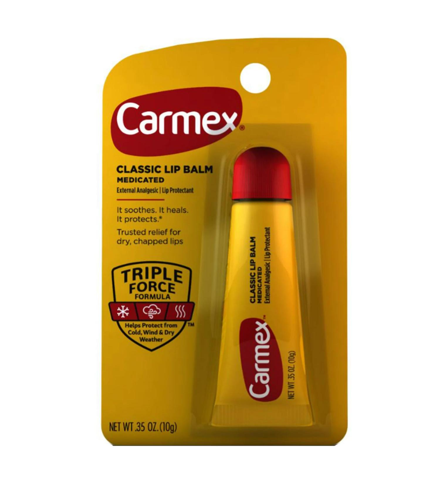Carmex Classic Lip Balm Medicated 0.35 oz (Pack of 9) - Buy Online on GoSupps.com