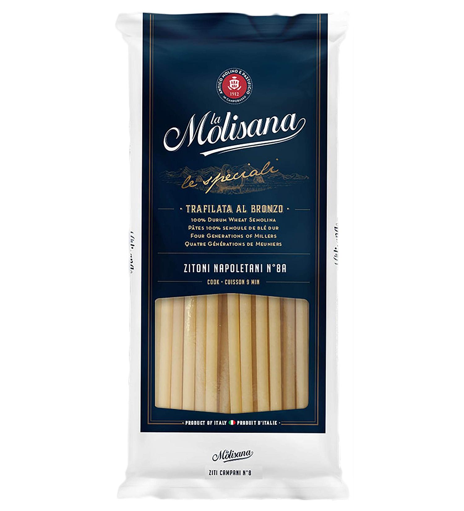 La Molisana Zitoni Napoletani N.8A 450g - Buy Online on GoSupps.com