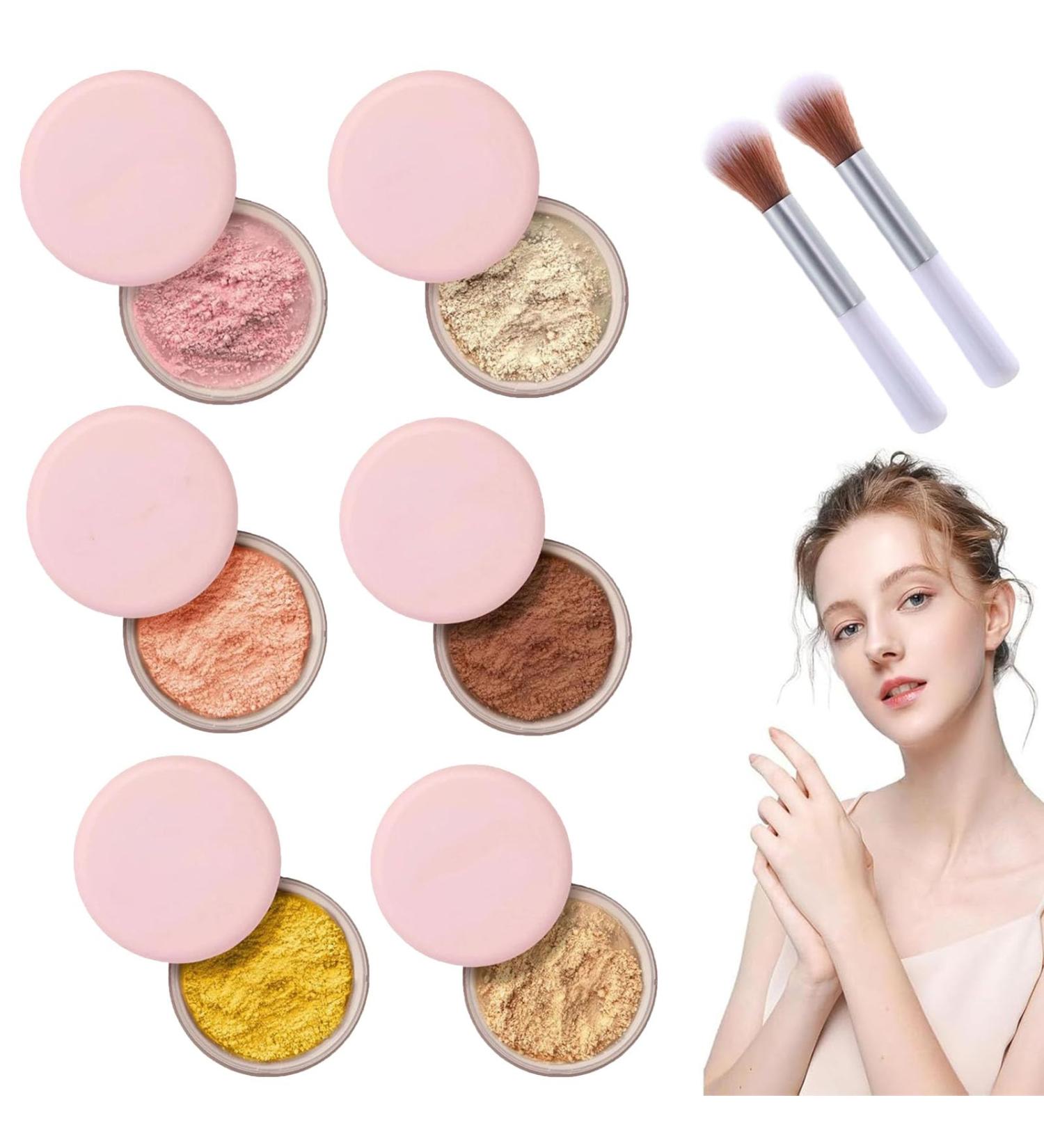 Allaura Beauty Blurring Powder Blurring Setting Powder by Allaura Allaura Beauty Pink Setting Powder Allaura Blurring Setting Powder for All Skin Tones (Set of 6 One Size) Set of 6 One Size - Buy Online on GoSupps.com