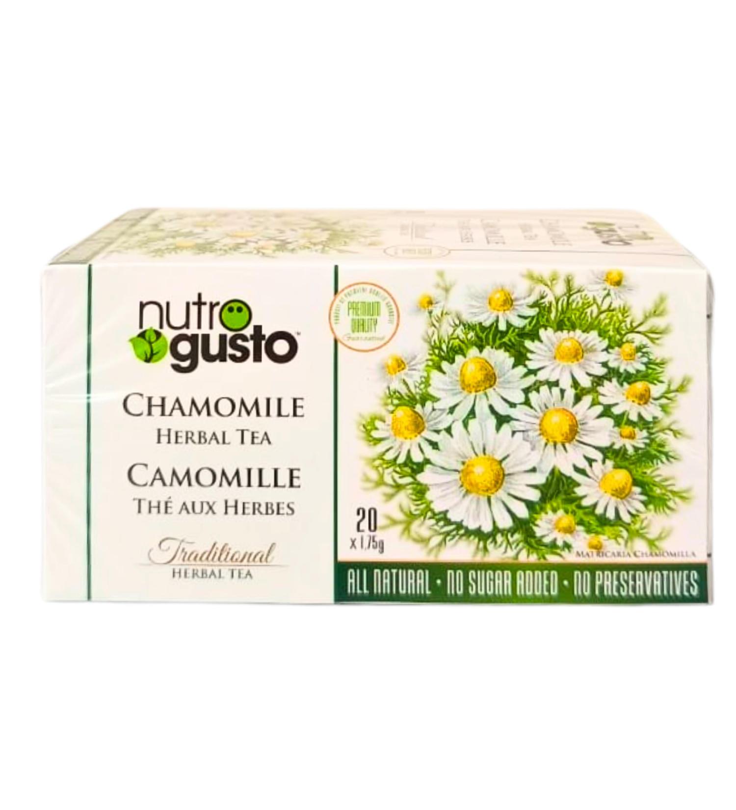 NutroGusto Tea Chamomile 35 g - Buy Online on GoSupps.com