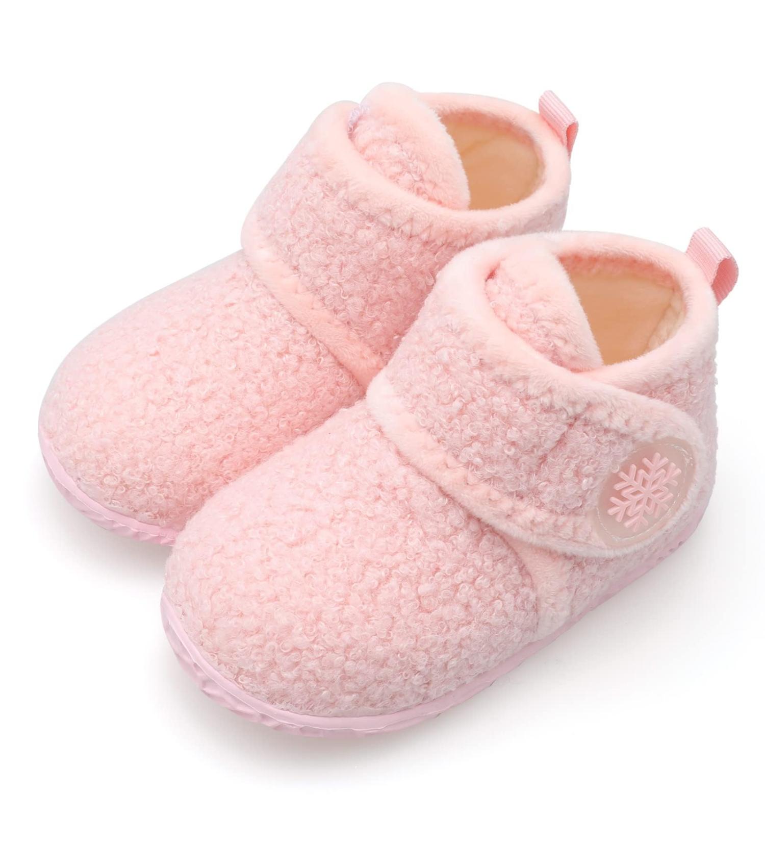 JIASUQI Baby Winter Boots | 12-18 Months | Toddler House Slippers | Anti-Skid Crib Shoes - Buy Online on GoSupps.com