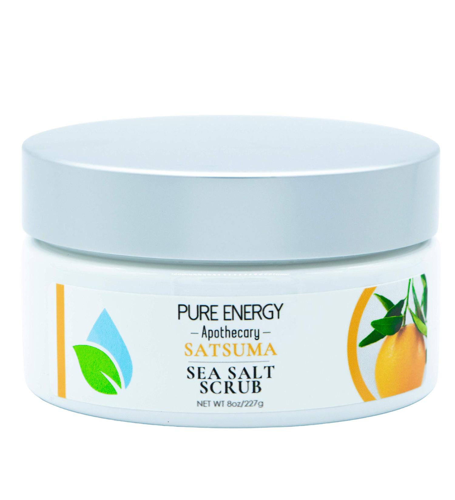 Carved Solutions Pure Energy Apothecary Sea Salt Scrub Satsuma 8 Ounce