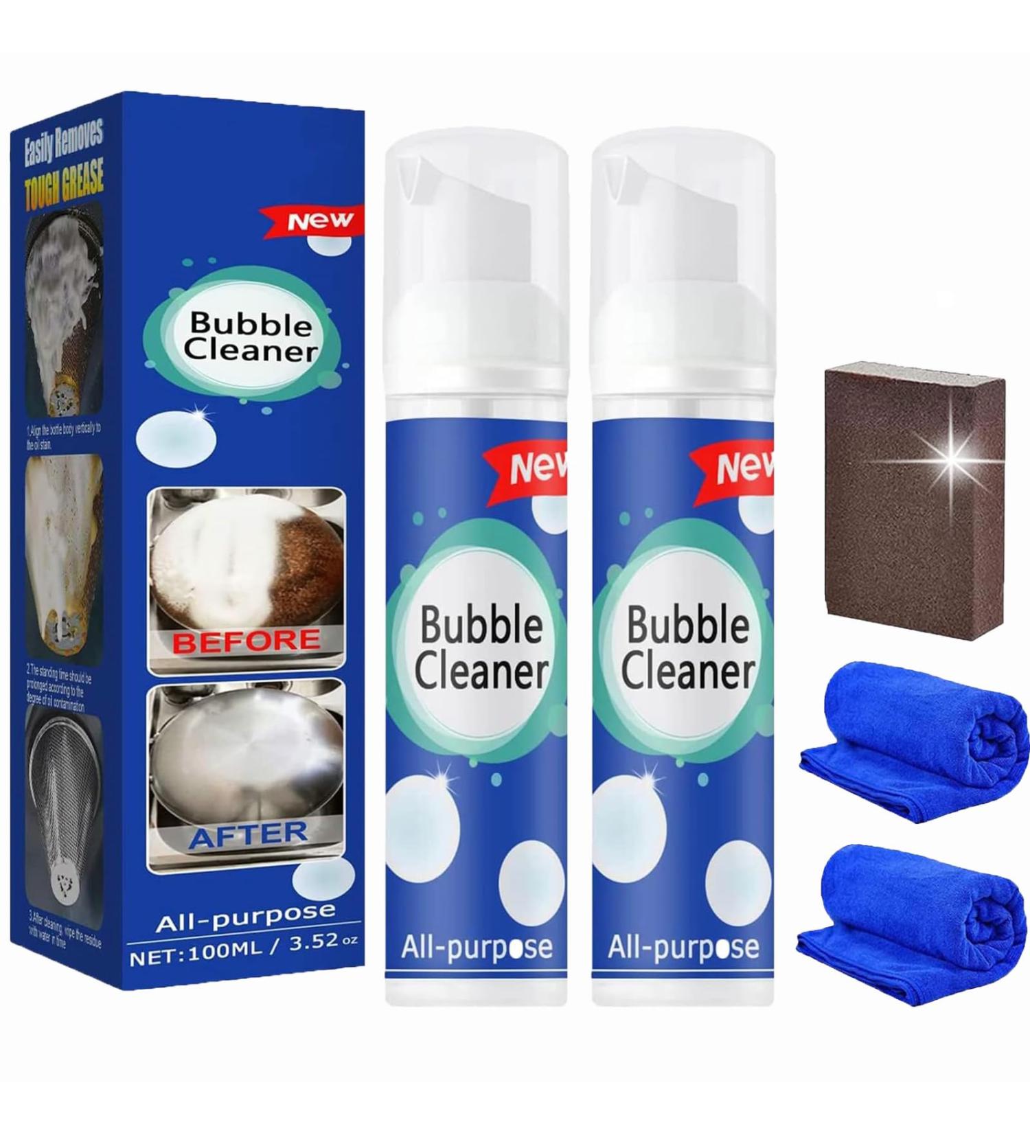 Bubble Cleaner Bubble Cleaner Foam Spray All-Purpose Rinse-Free Cleaning Spray Bubble Cleaner Foam (100ml*2) - Buy Online on GoSupps.com