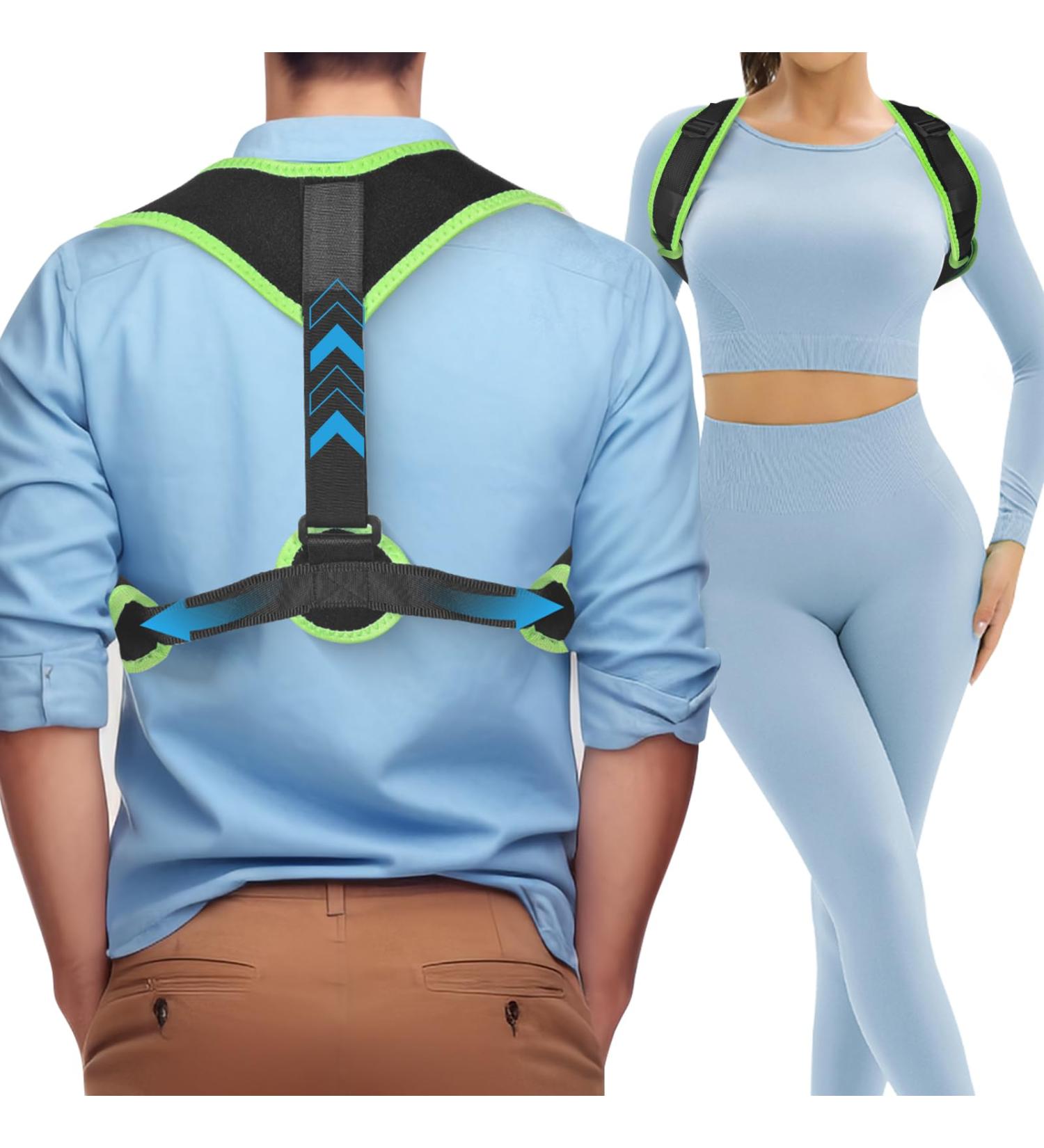 ALLWELL Back Brace & Posture Correction Belt - Pain Relief Shoulder Support & Back Straightener for Optimal Comfort - Buy Online on GoSupps.com