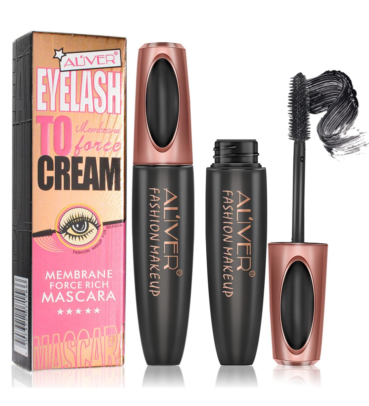 4D Extra Long Silk Fiber Mascara - Waterproof Volume Mascara for Long-Lasting Natural Eye Makeup | Shop Internationally - Buy Online on GoSupps.com
