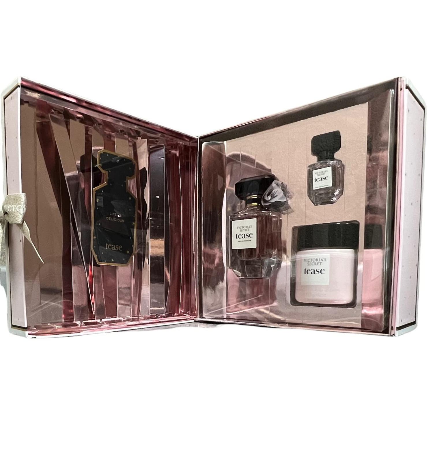 Victoria's Secret Tease Eau de Parfum 3 Piece Gift Set: 1.7 oz. Mini Eau de Parfum & Whipped Body Butter - Buy Online on GoSupps.com