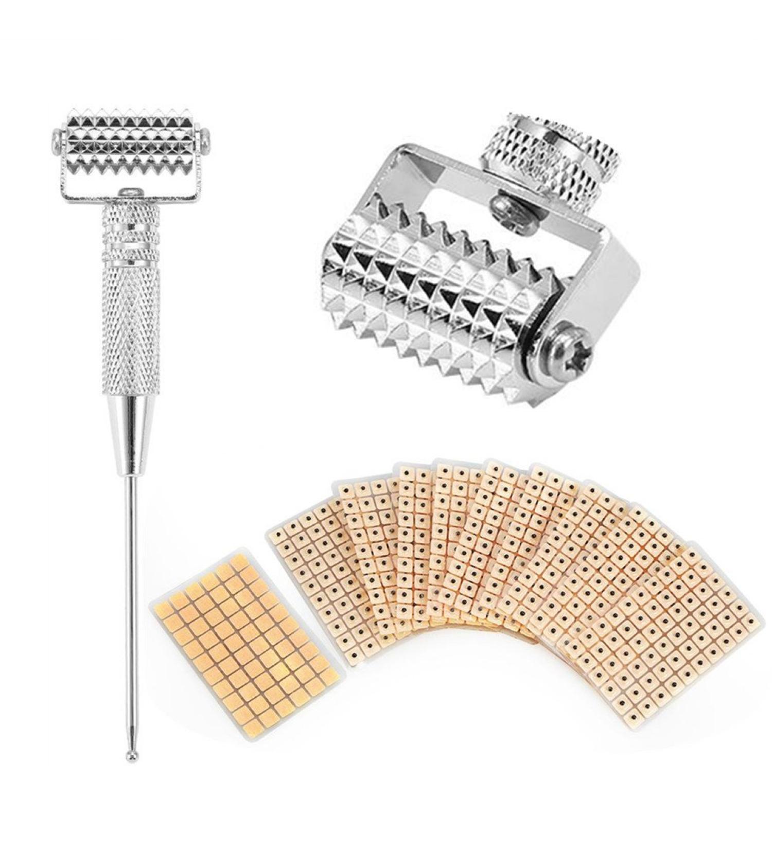 Face Massage Roller | Multifunctional Acupuncture Needle Roller for Body & Facial Massage - International Shipping Available - Buy Online on GoSupps.com