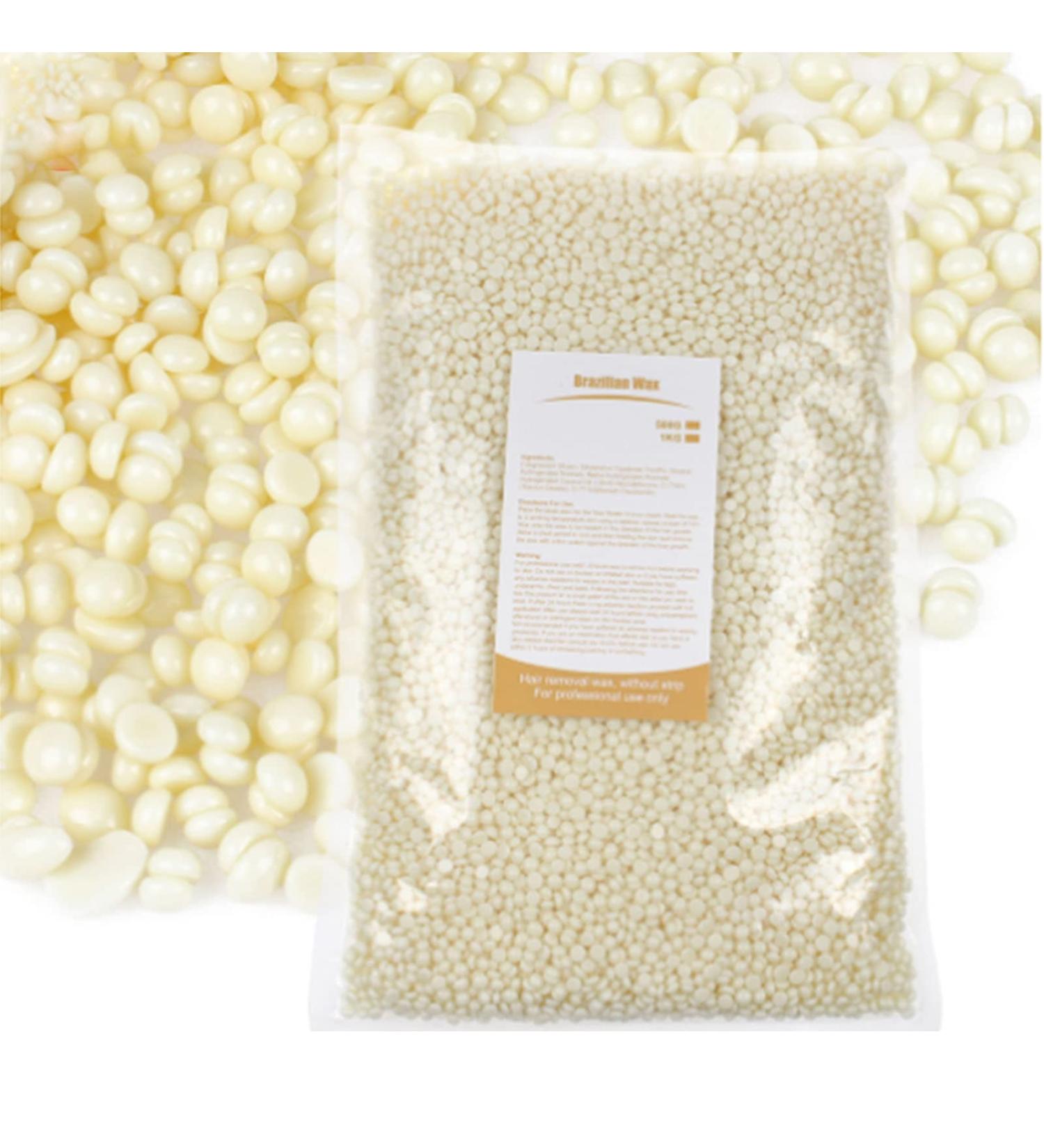 Angrek Hard Wax Beans - 1000g Bikini & Body Hair Removal Wax | Quick Paper-Free Depilation - Buy Online on GoSupps.com