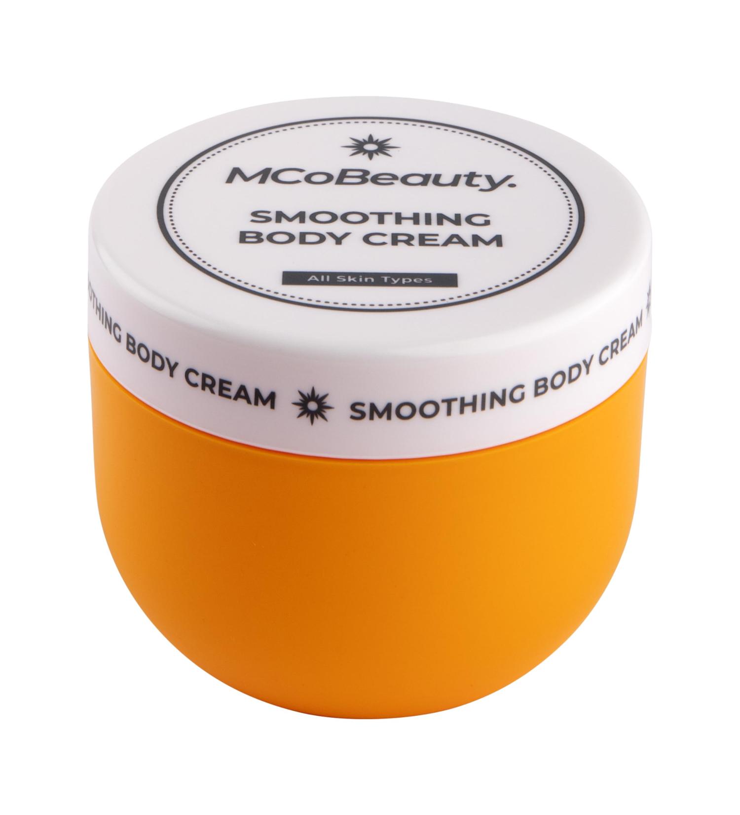 MCoBeauty EVERYDAY Smoothing Body Cream | Caffeine Cacao Shea & Coconut | Vegan & Cruelty Free | International Shipping - Buy Online on GoSupps.com