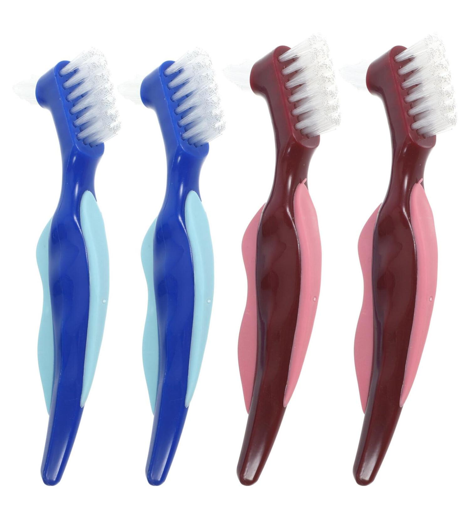 Beavorty Dual Head Prosthesis Toothbrush Set - 4 Pieces for Optimal Oral Care | Ship Internationally - Buy Online on GoSupps.com