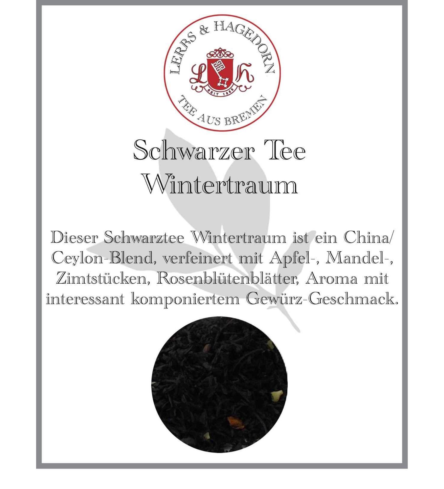  Lerbs & Hagedorn Winter Dream Black Tea 1.5kg - Buy Online on GoSupps.com