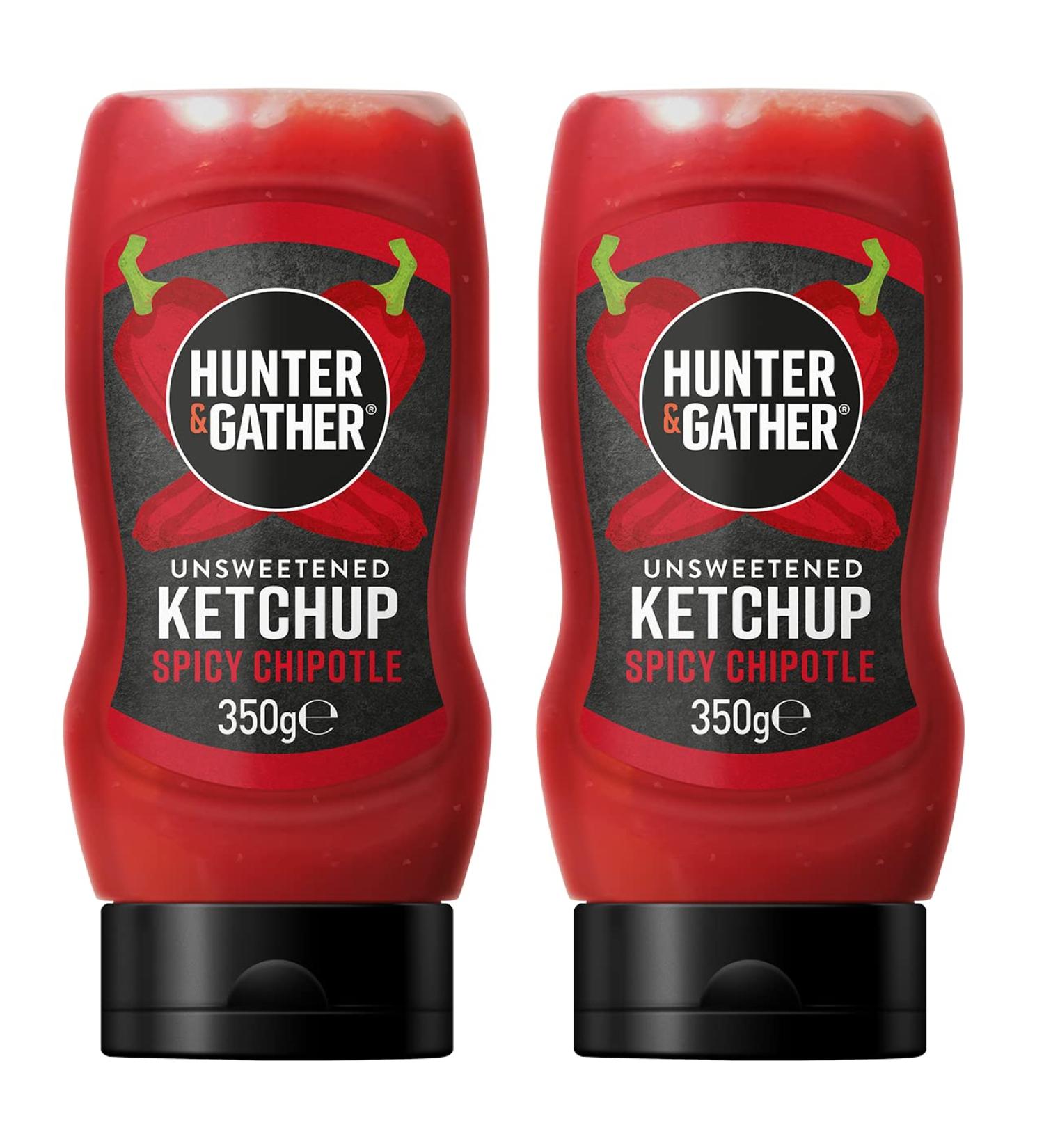Spicy Chipotle Ketchup Unsweetened 2 x 350g | Keto Paleo Low Carb & Vegan | No Added Sugar or Added Sugar - Buy Online on GoSupps.com